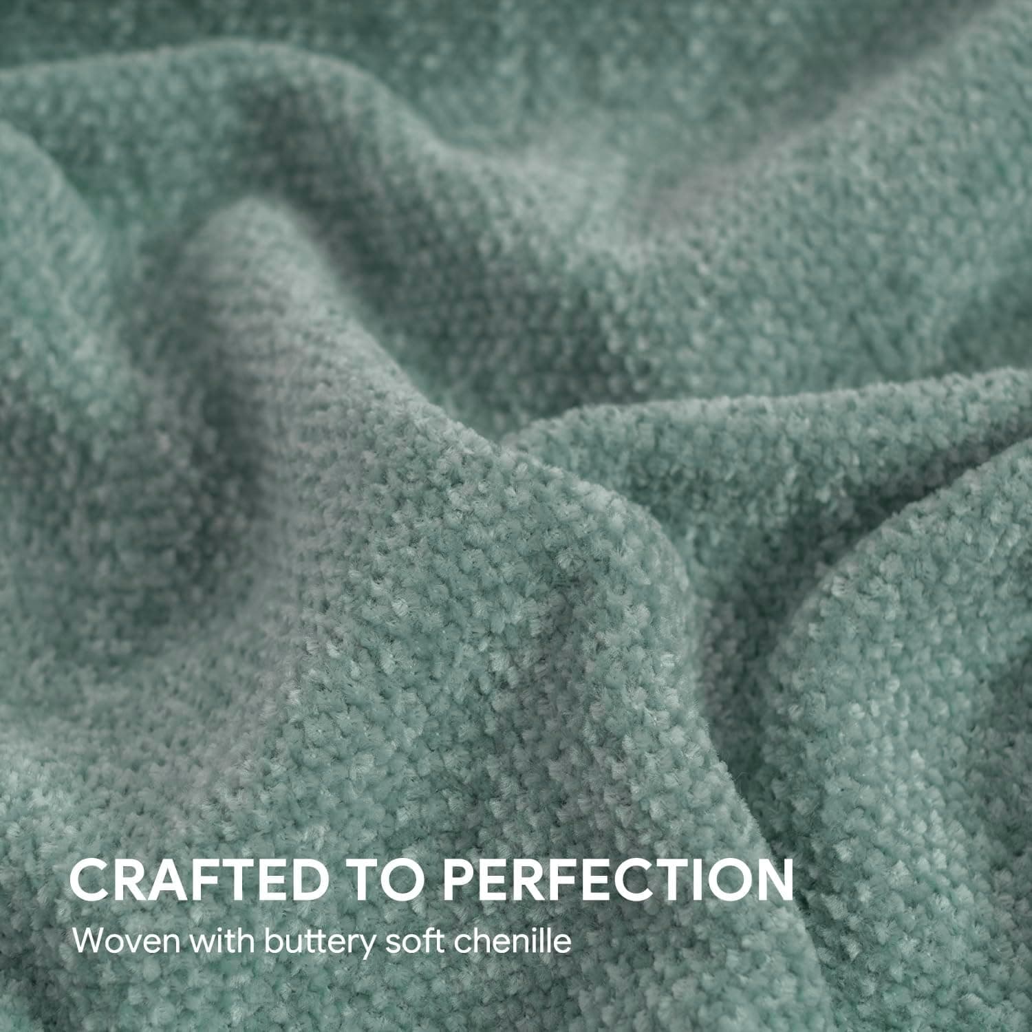 RECYCO Soft Cozy Chenille Throw Blanket with Fringe Tassel thumbnail 4