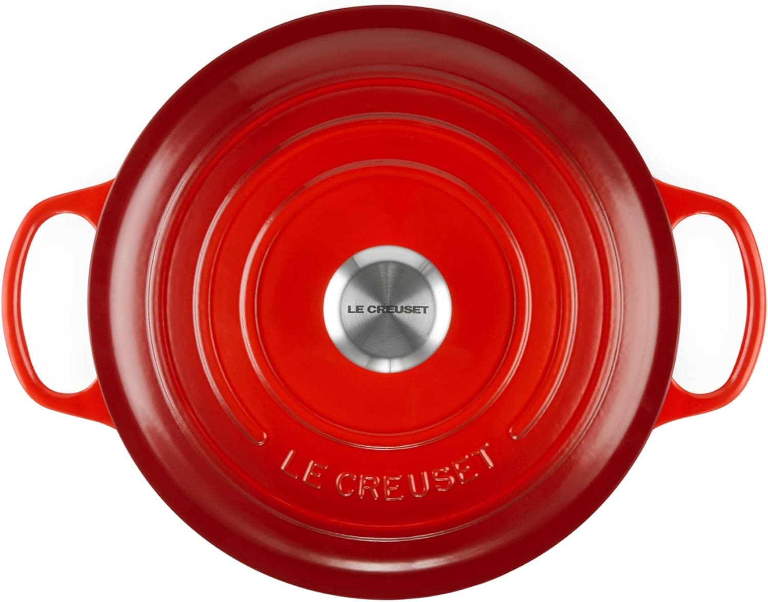 Le Creuset Enameled Cast Iron Signature Round Dutch Oven, 5.5 qt., Cerise thumbnail 2