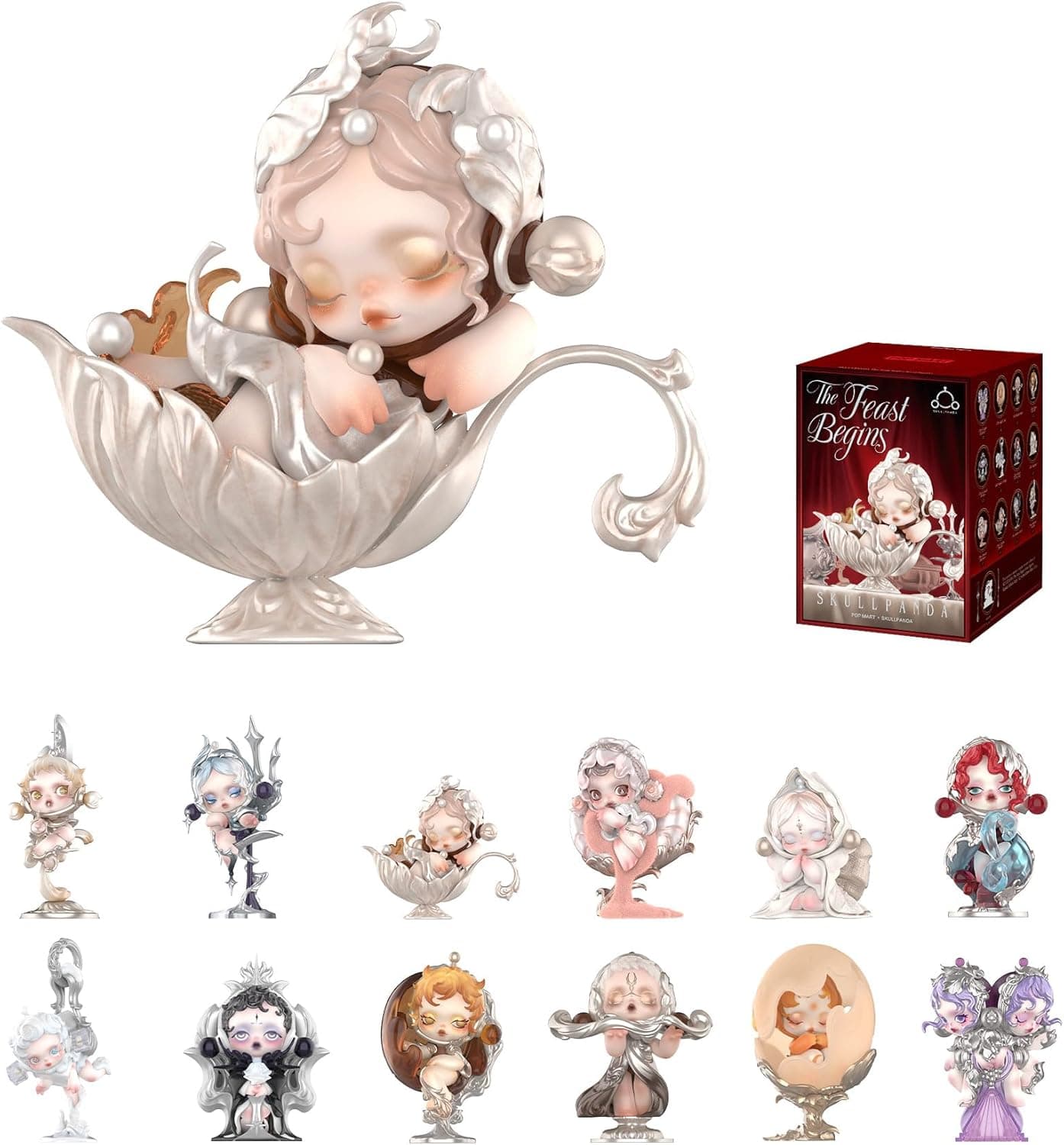 POP MART SKULLPANDA The Feast Begins Series Blind Box Figure image 1