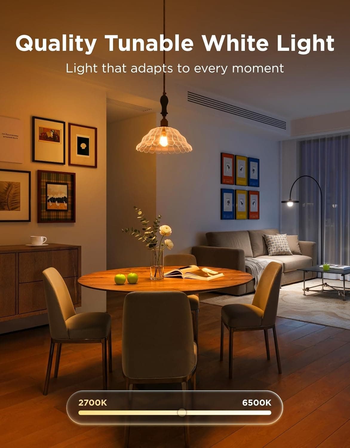 Govee Smart Light Bulbs Color Changing RGBWW 4-Pack thumbnail 5