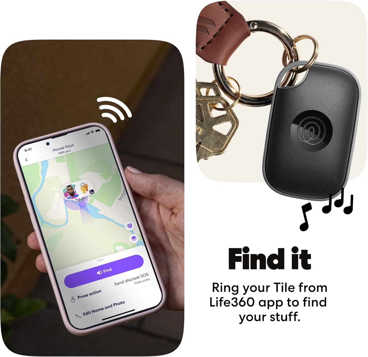 Life360 Tile Pro Bluetooth Tracker thumbnail 4