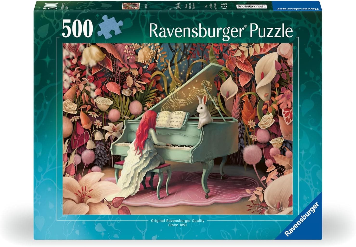 Ravensburger Rabbit Recital 500 Piece Jigsaw Puzzle thumbnail 2