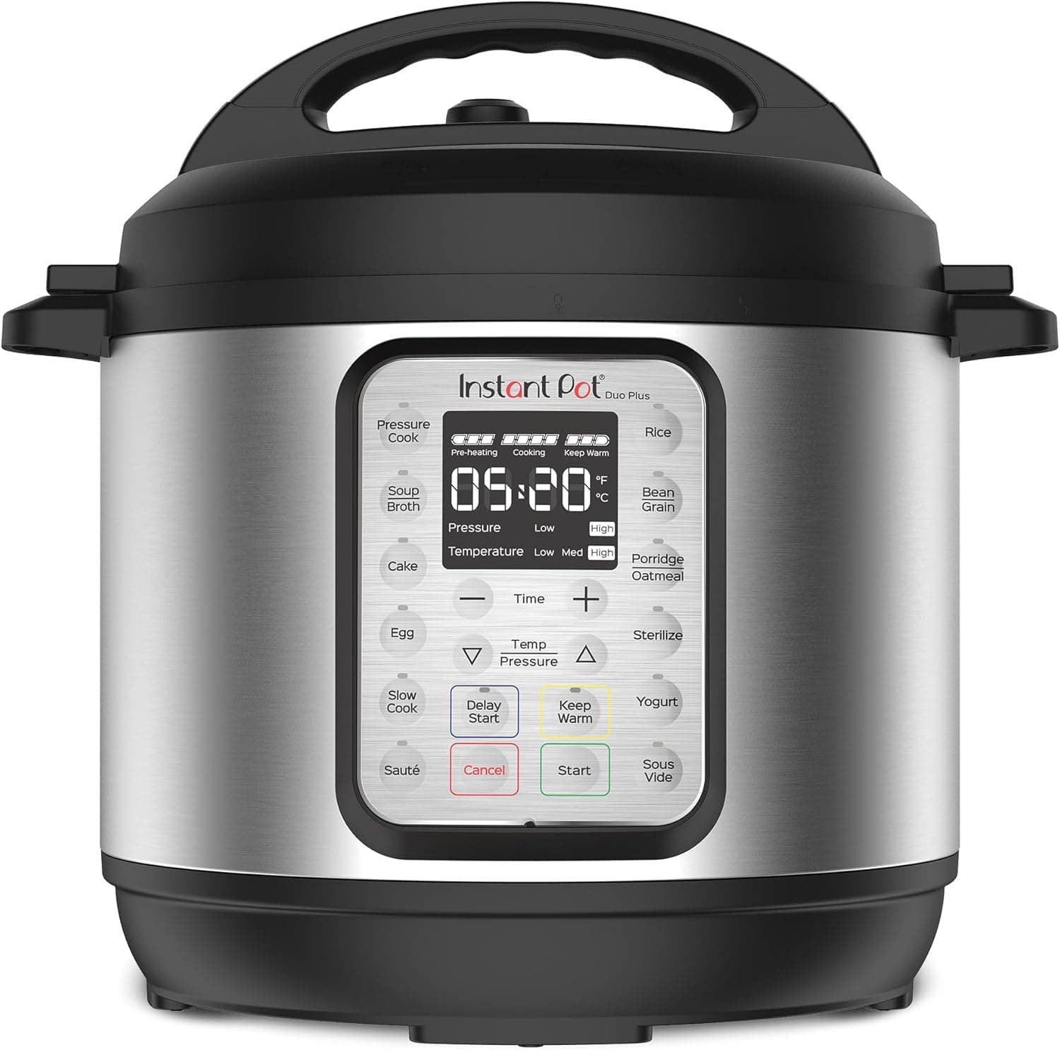 Instant Pot Duo Plus 9-in-1 Multicooker, Pressure Cooker, Slow Cook, Rice Maker, Steamer, Sauté, Yogurt, Warmer &amp; Sterilizer, Includes App With Over 800 Recipes, Stainless Steel, 6 Quarts: Home &amp; Kitchen image 1