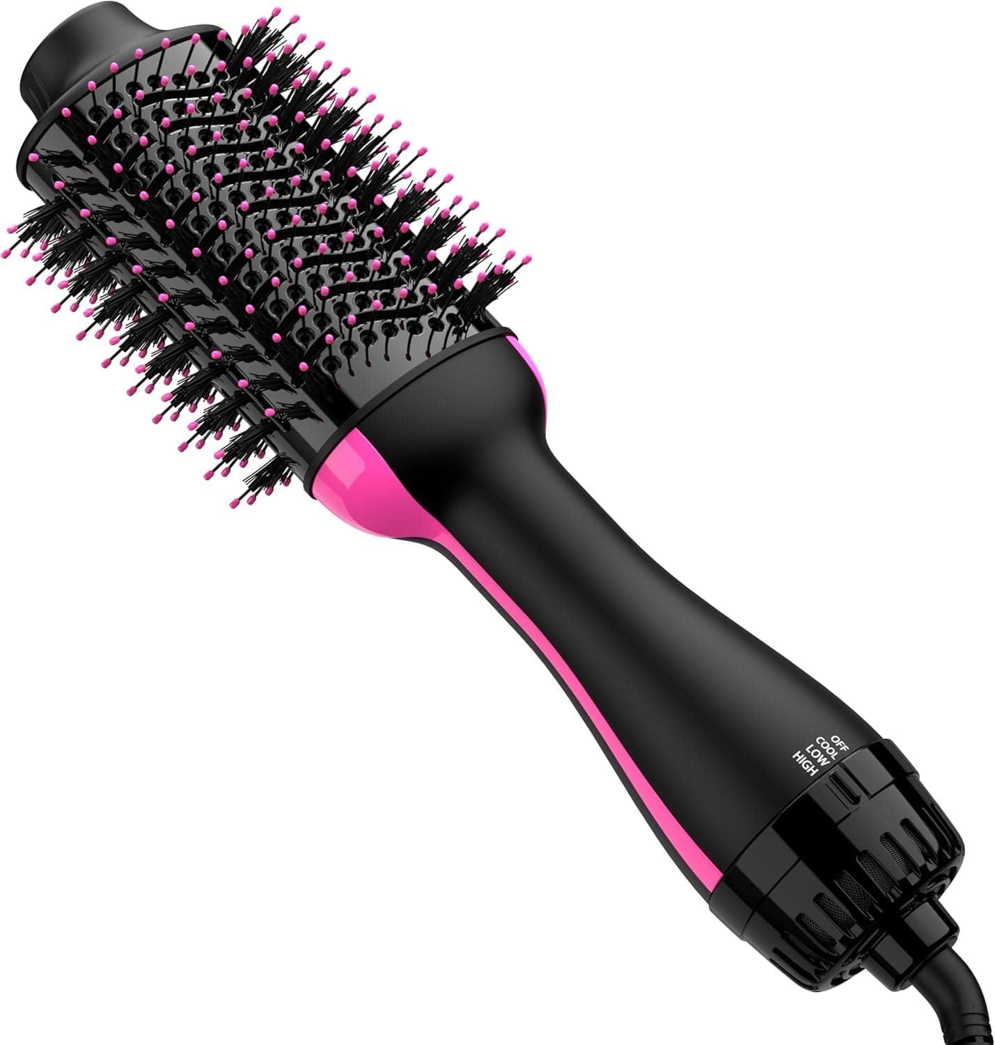 Hair Dryer Brush Blow Dryer Brush in One, Upgraded 4 in 1 Hair Dryer and Styler Volumizer with Negative Ion Anti-frizz Ceramic Titanium Barrel Hot Air Hair Straightener Brush : Beauty &amp; Personal Care image 1