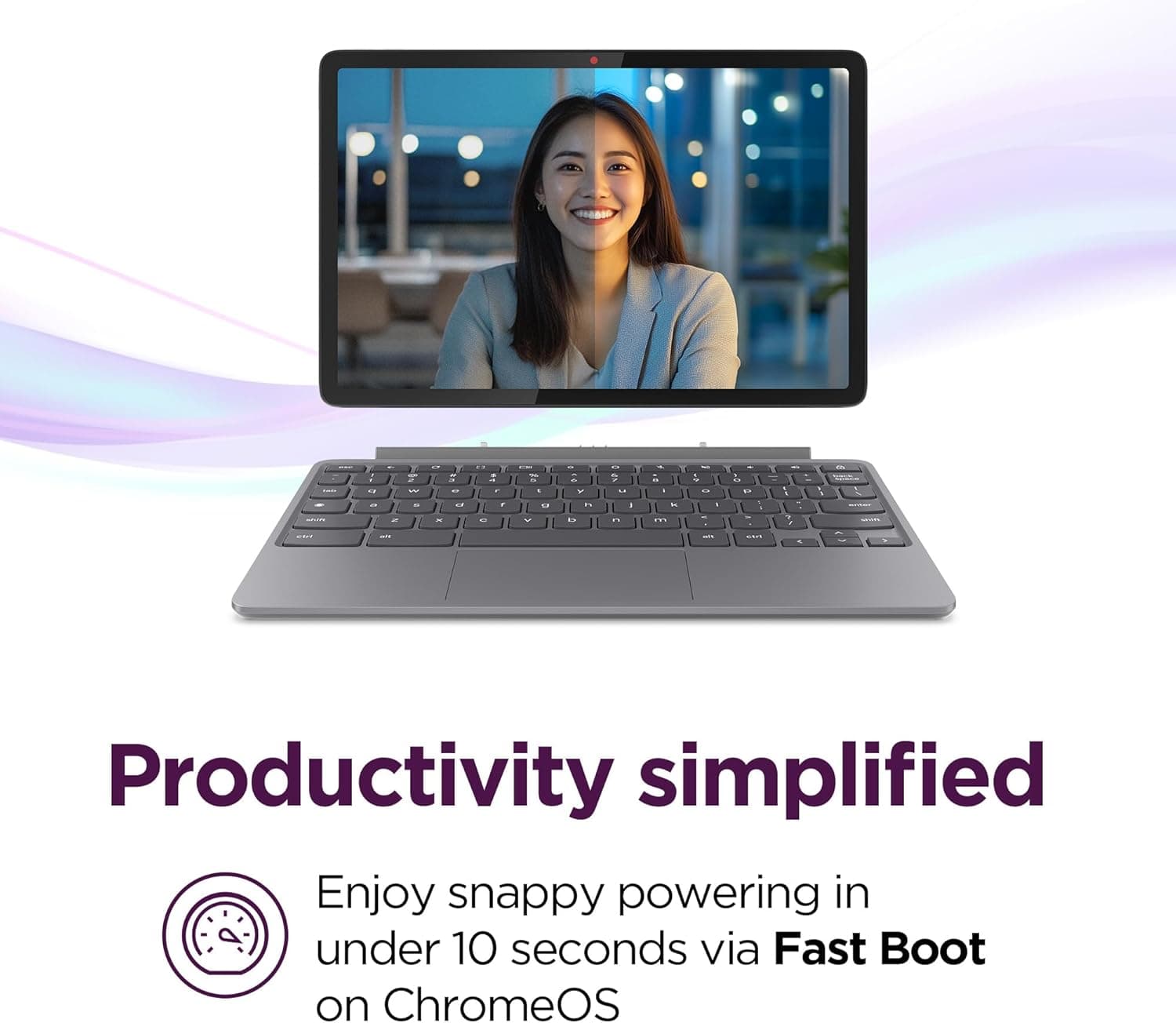 Lenovo Chromebook Duet 2025 - Convertible Laptop thumbnail 3