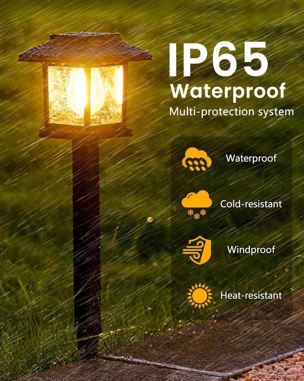 16-Pack Solar Pathway Lights with Auto On/Off thumbnail 5