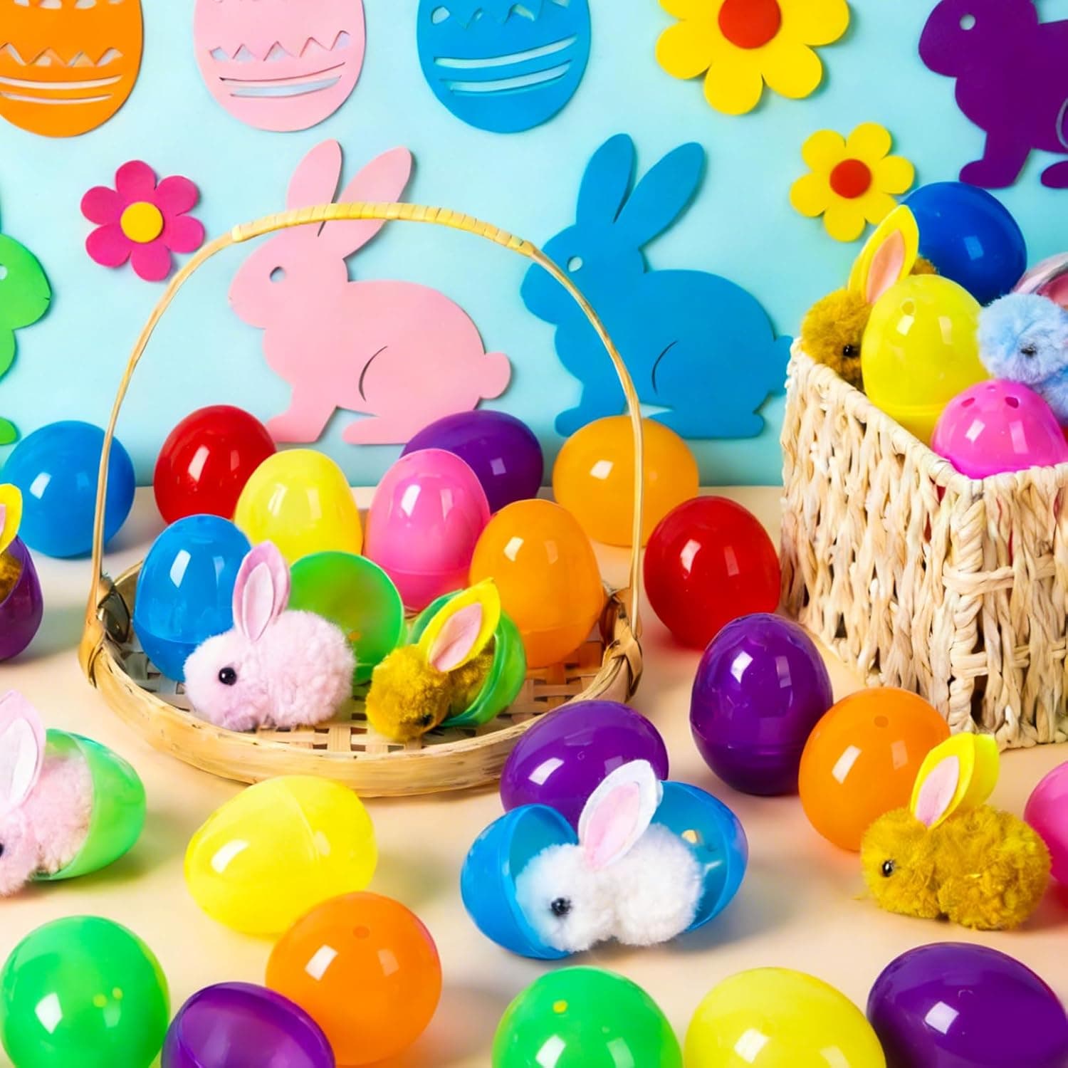 Aurdox 12 Pack Easter Egg Fillers Plush Bunny Toys thumbnail 2