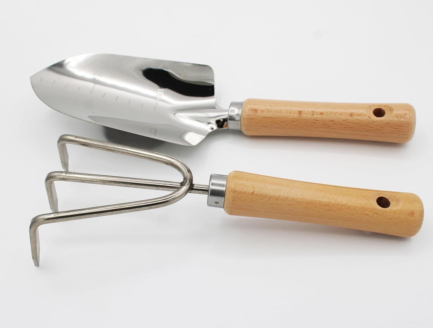 Personalized Garden Tool Set – Custom Engraved Shovel & Trowel with Wooden Handle thumbnail 5