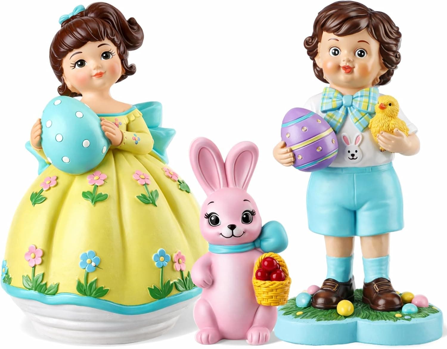 Bucherry Vintage Easter Decoration Statue Figurines — Easter Gifts gift idea