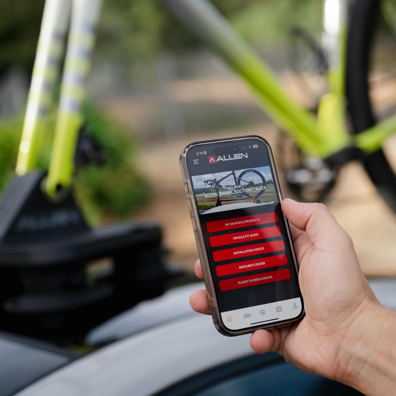 Allen Smart Suction GO Compact 1-Bike Rack thumbnail 4