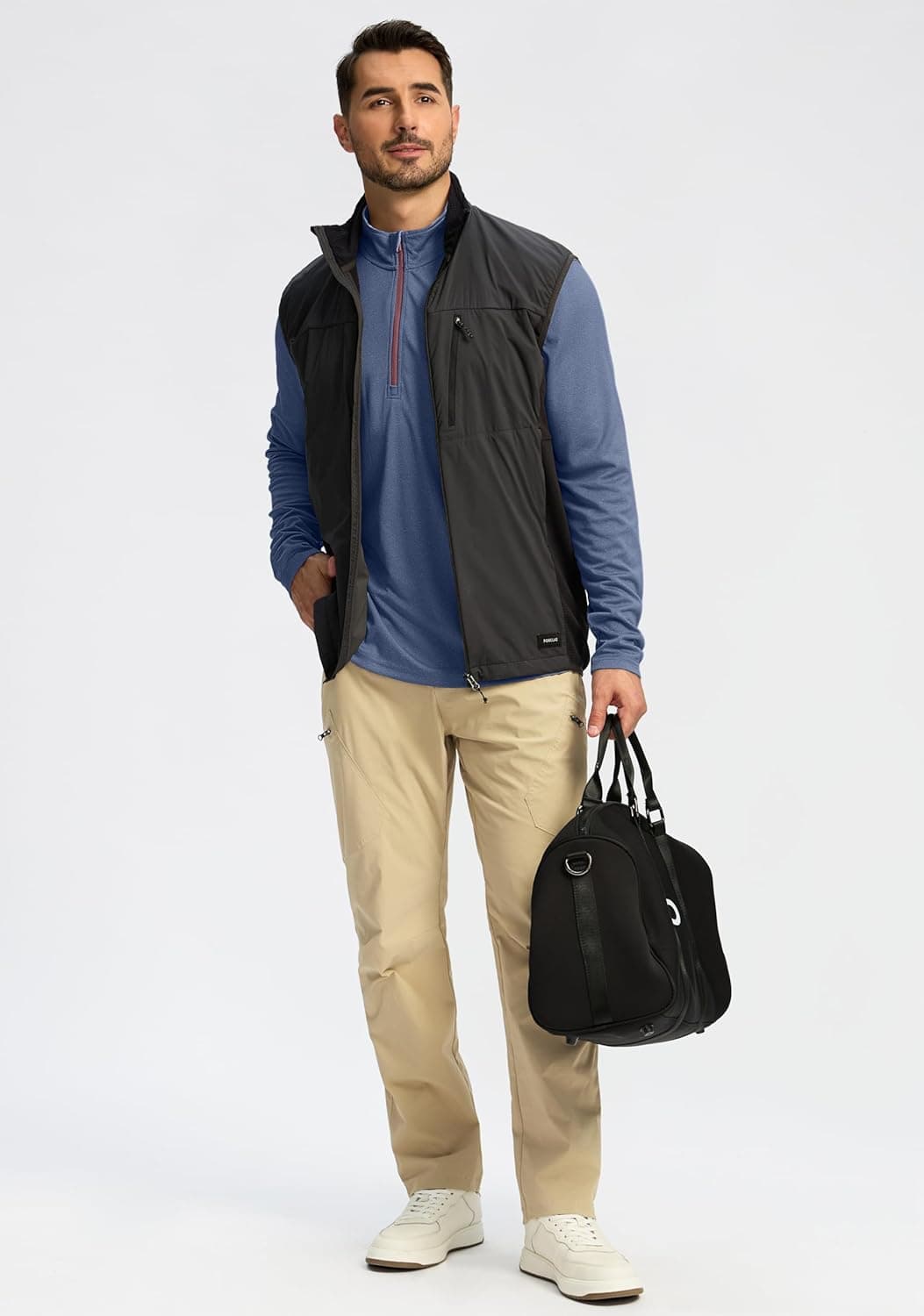 Obla Golf Quarter Zip Pullover for Men thumbnail 3