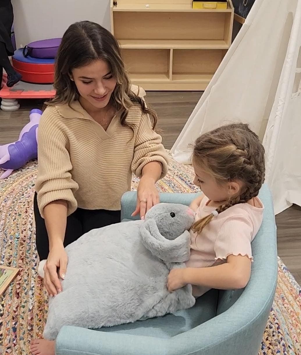 Schooled Weighted Lap Pad for Kids - 5LB Sensory Rabbit Blanket thumbnail 4