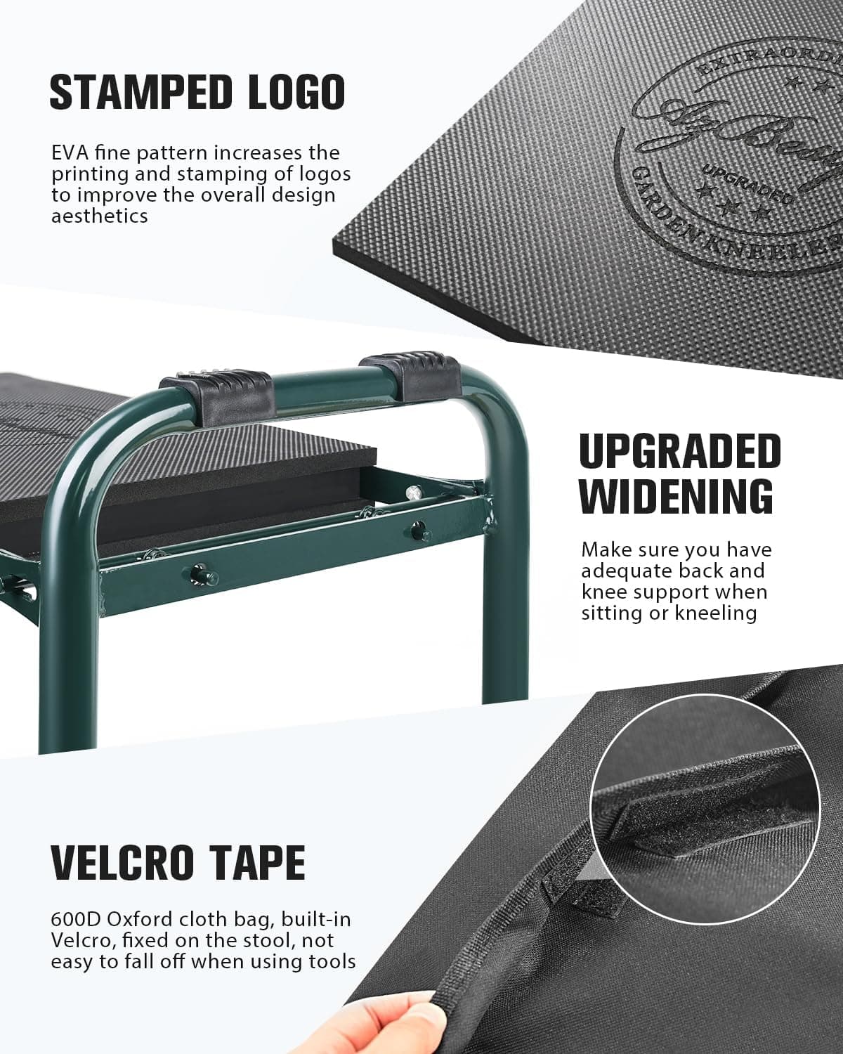 Garden Kneeler and Seat with Tool Bags thumbnail 5