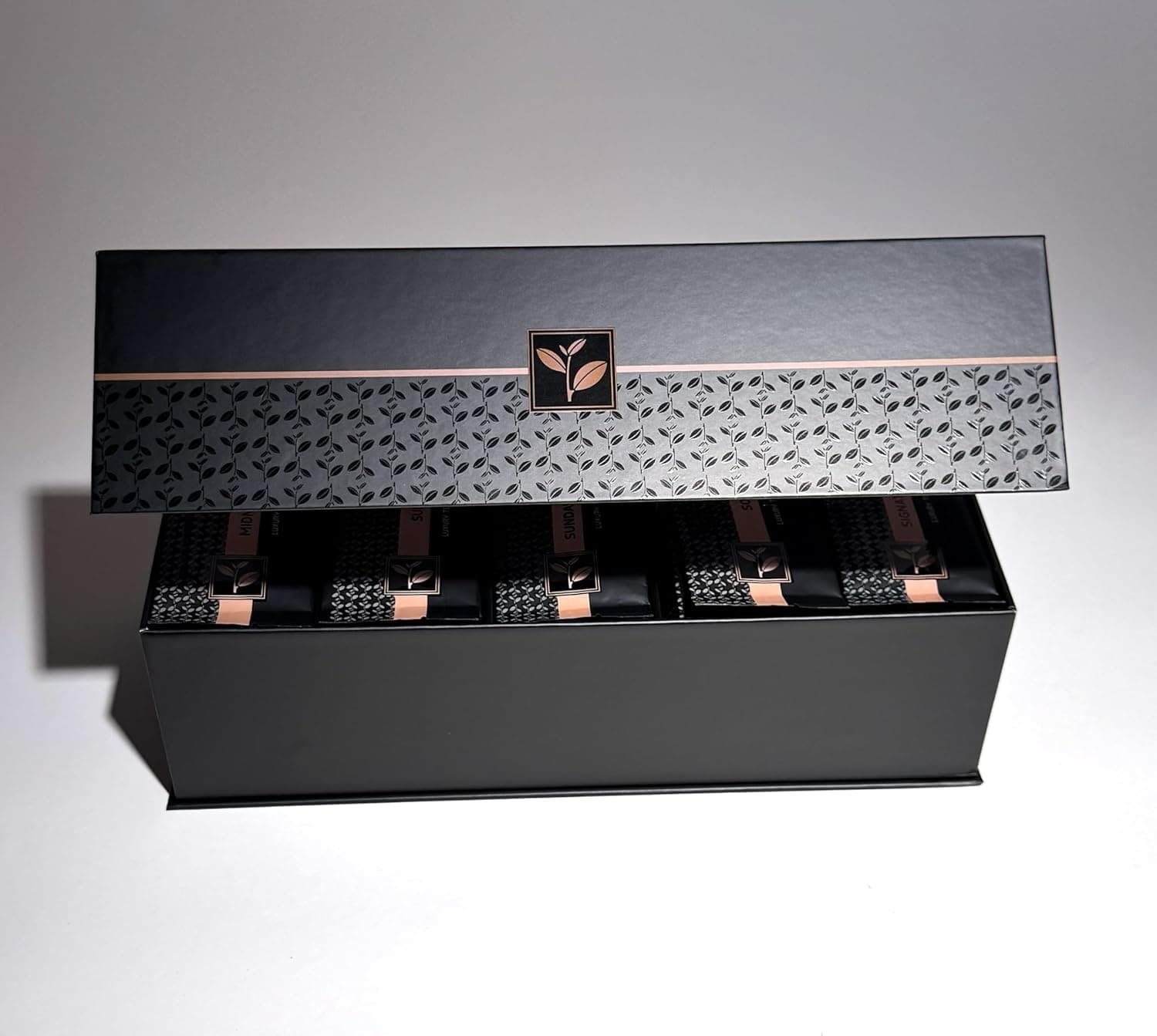 Pure And Easy Tea, Premium Loose Leaf Tea Sampler Set, 30-Count Variety Pack of Herbal and Caffeinated Blends, Luxury and Wellness Teas in a Designer Gift Box (150g) : Grocery &amp; Gourmet Food thumbnail 2