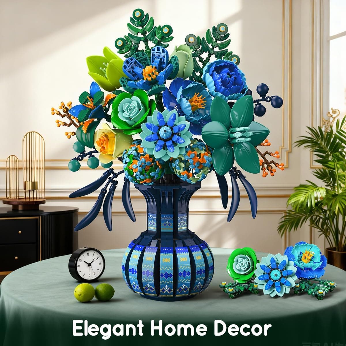 PLAXSOON Flowers Building Set with Vase - Botanical Collection thumbnail 5