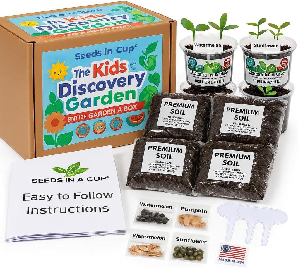 Seeds In A Cup Kids Discovery Garden Kit thumbnail 2