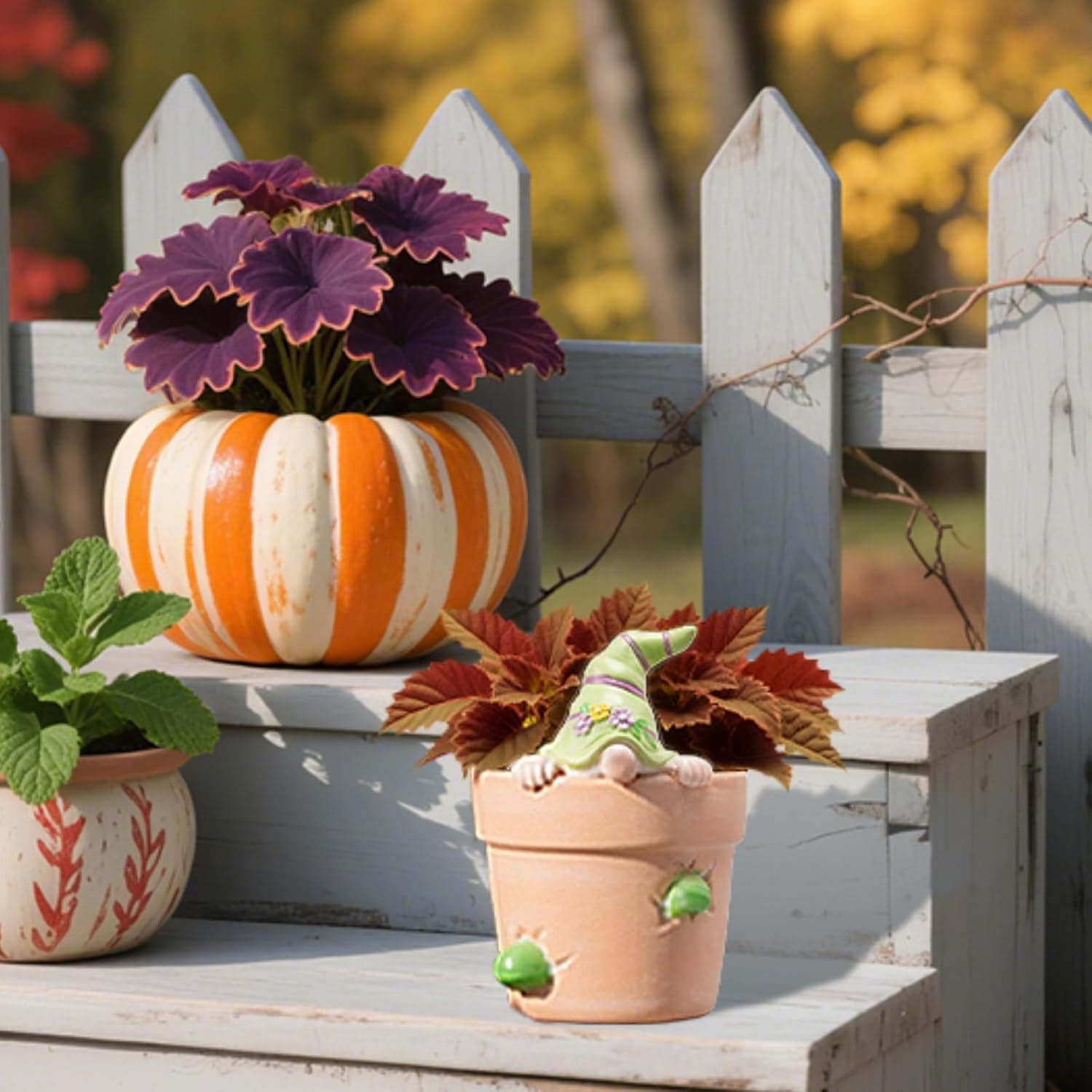 Newman House Studio Flower Pot - Gnome Easter Decorative Planter thumbnail 5