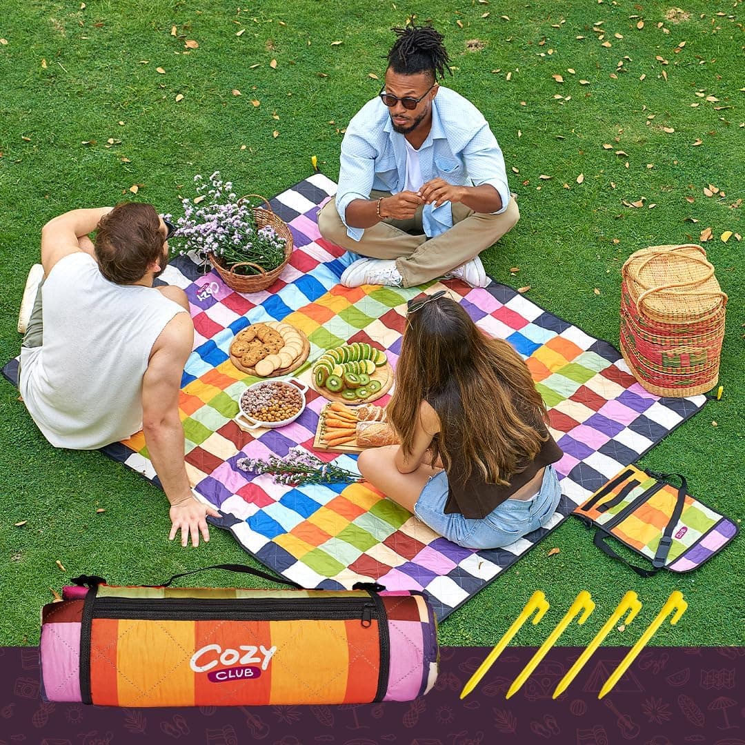 Cozy Club Waterproof Picnic Blanket — Easter Gifts gift idea