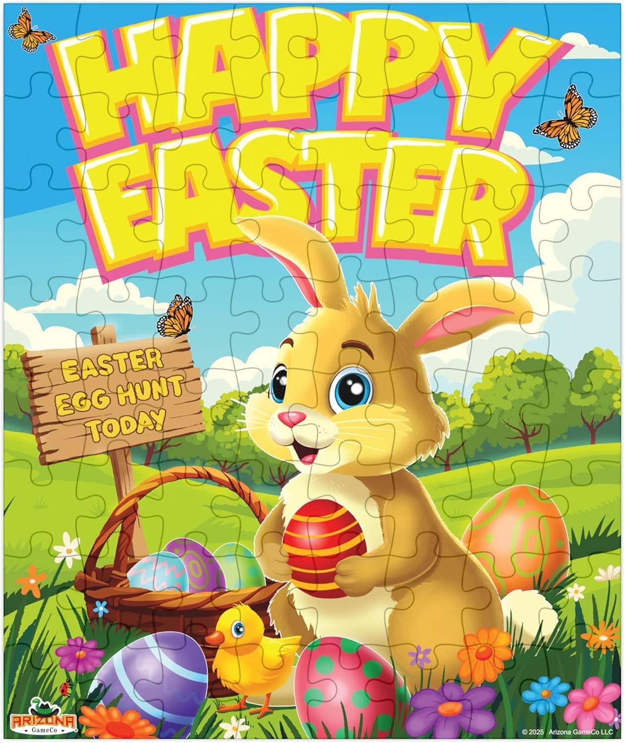 Easter Bunny Puzzle – Prefilled Easter Egg, Pre Filled with 64-Piece Jigsaw Puzzle for Kids, Easter Basket Stuffer, Gift for Kids, Ages 6+ : Toys &amp; Games thumbnail 4