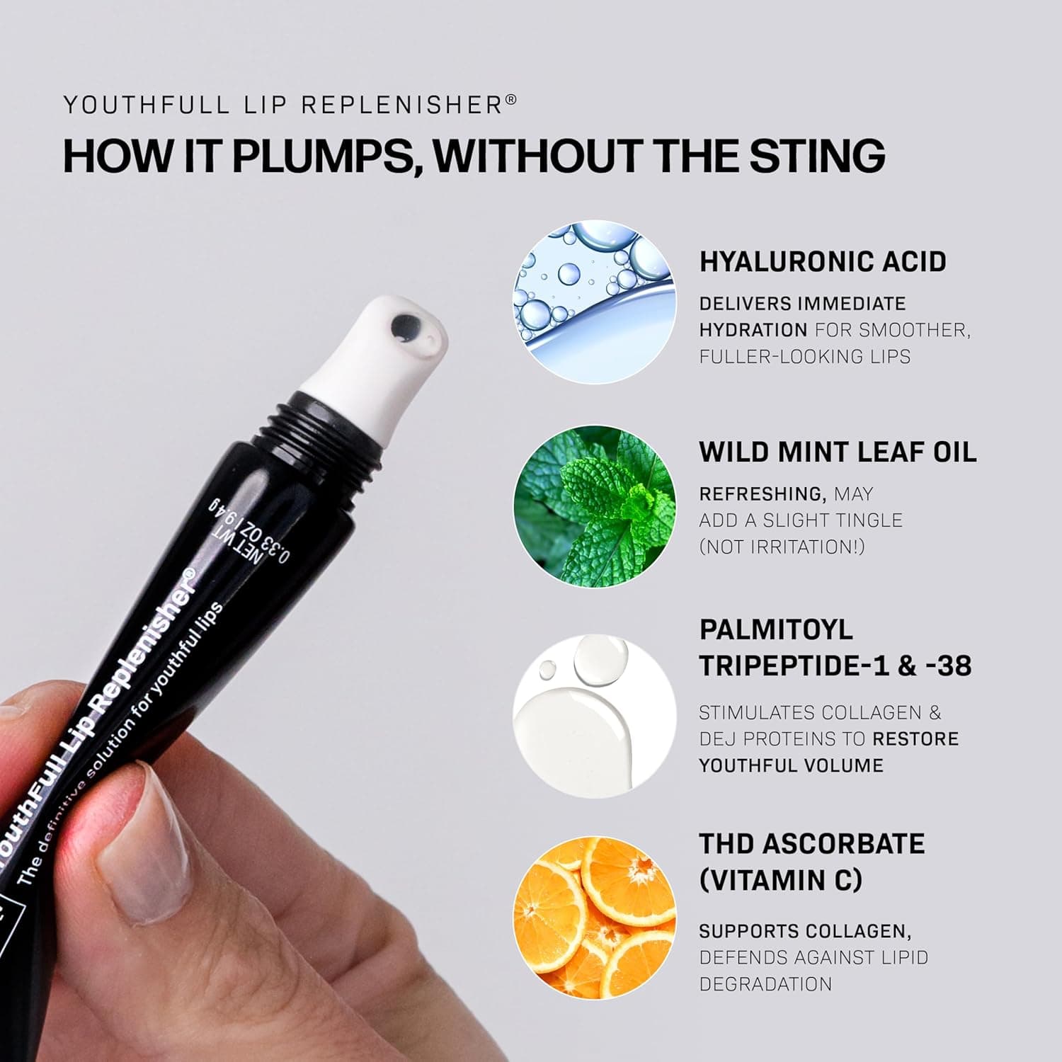 Revision Skincare YouthFull Lip Replenisher®, Moisturizing Lip Plumper with Hyaluronic Acid, Volumizing, Plumping and Anti Aging, 0.33 oz : Everything Else thumbnail 3