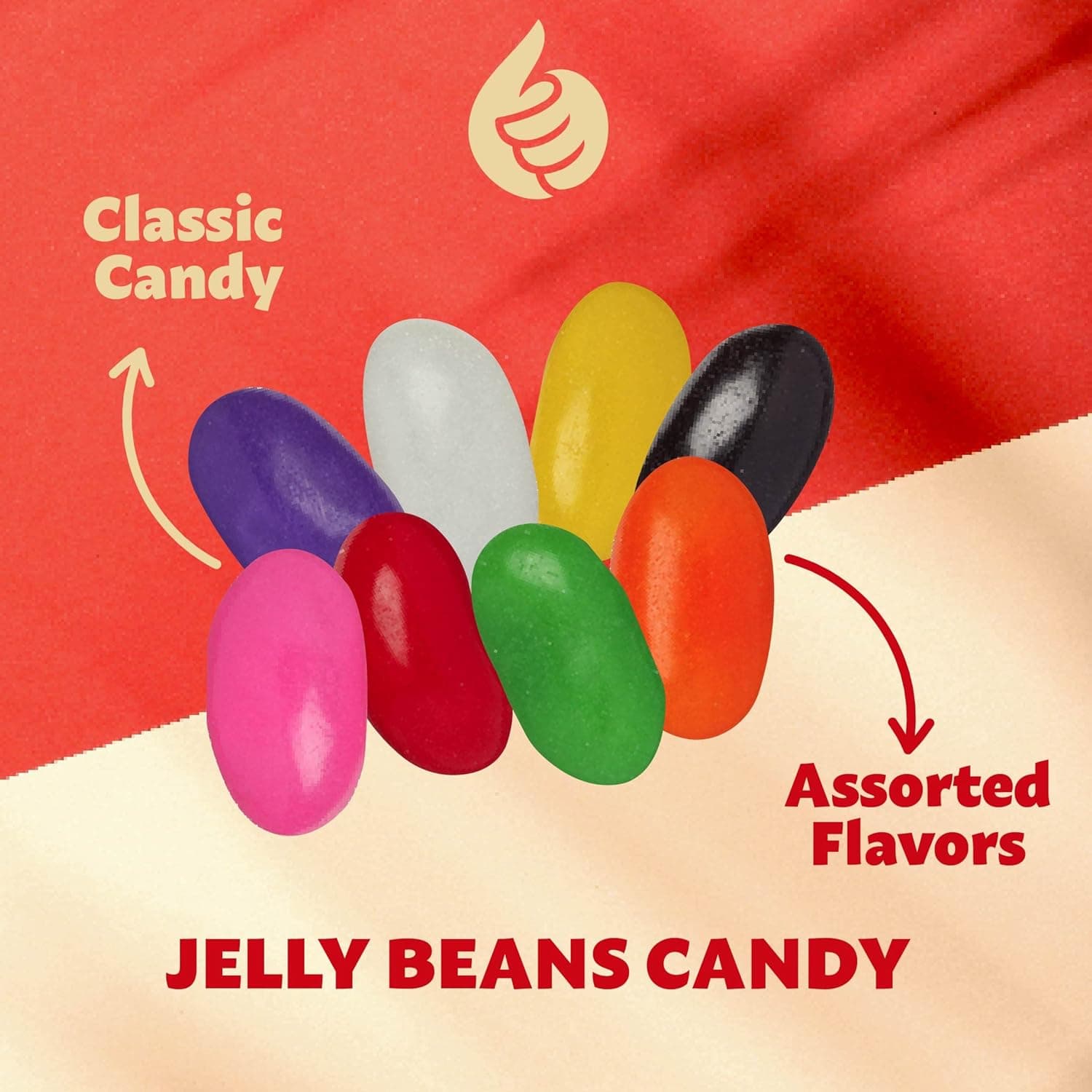 Jelly Beans 2-Pound Bag Assorted Flavors thumbnail 4