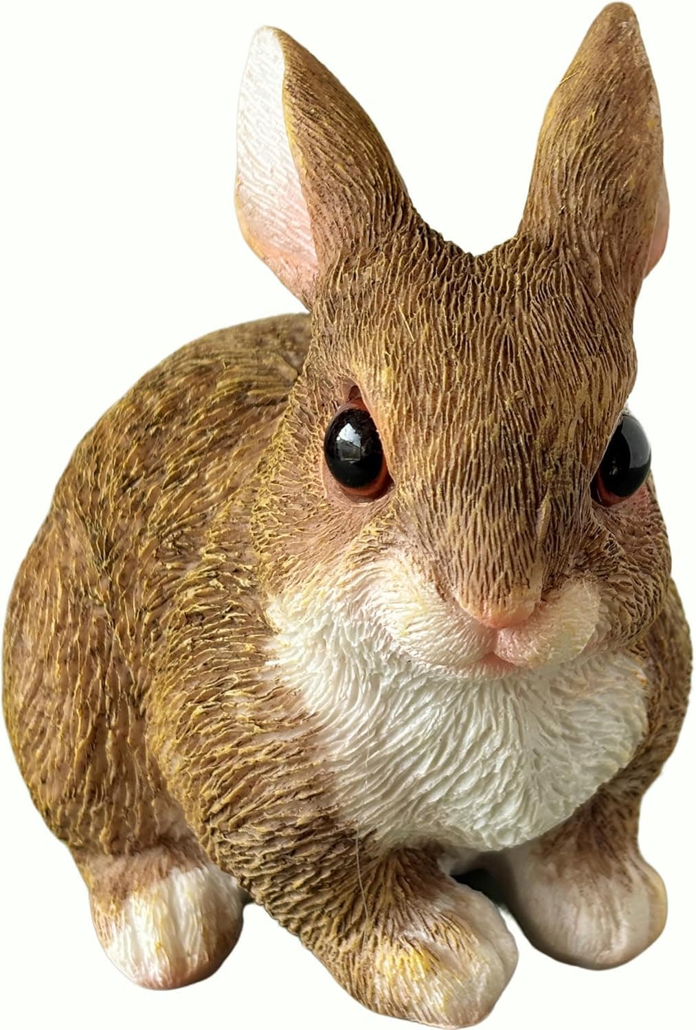 Basuo-9Q Garden Decor Resin Rabbit Statues, Easter Bunny Figurines, Outdoor Indoor Spring Decorative Animal Sculptures Photo Props Tabletop Centerpiece (Brown&amp;White) : Home &amp; Kitchen — Easter Gifts gift idea