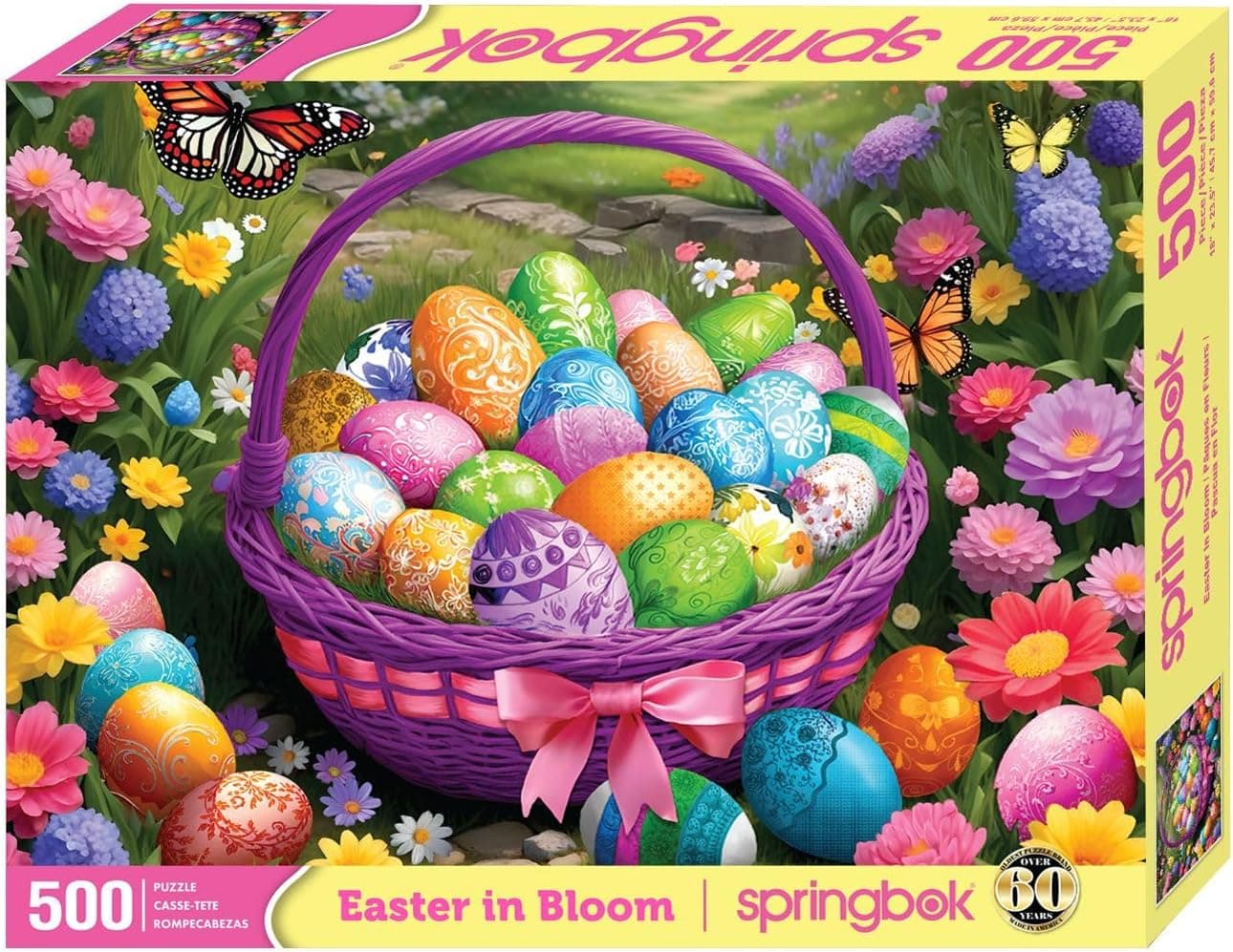Springbok Easter in Bloom 500 Piece Jigsaw Puzzle thumbnail 2