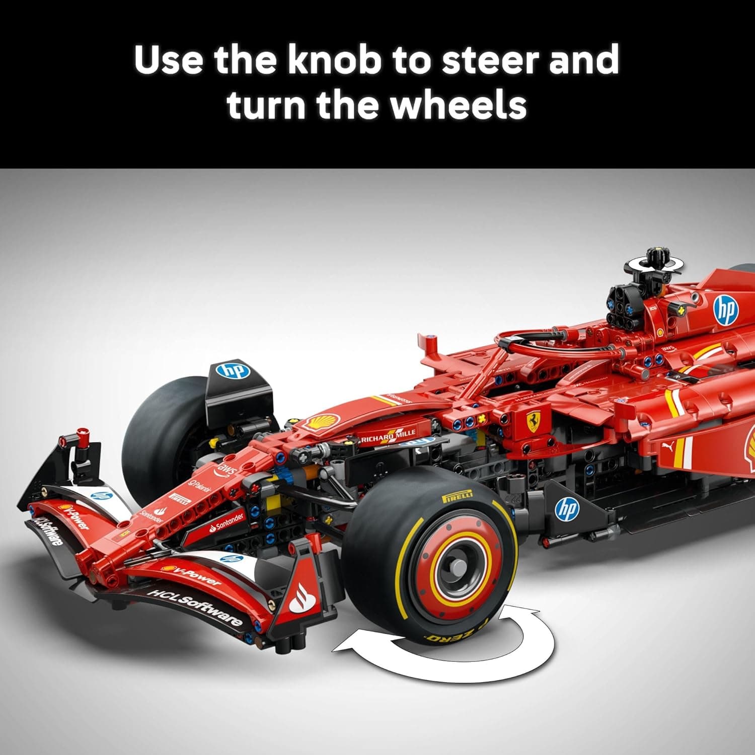 LEGO Technic Ferrari SF-24 F1 Model Car Kit thumbnail 5