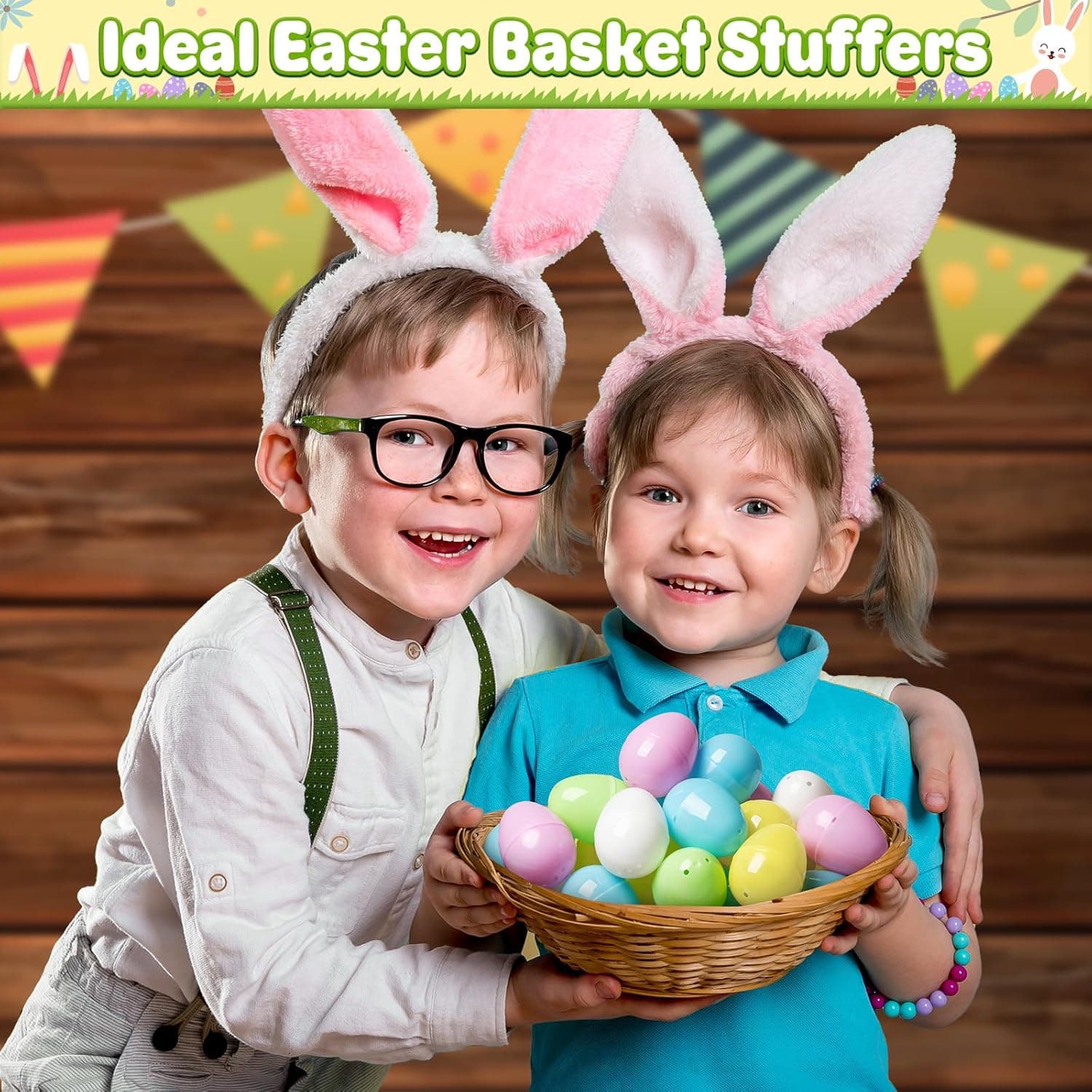 Birebebys 1500 Piece Plastic Easter Eggs Bulk Pack thumbnail 5