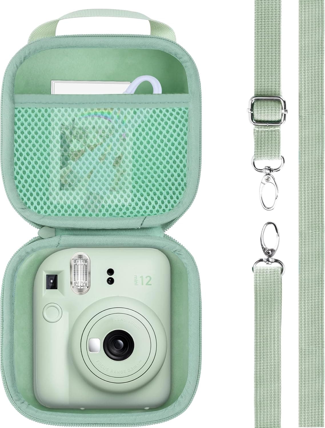 RIYADAone Hard Case for Fujifilm Instax Mini 12/11 - Mint Green image 1