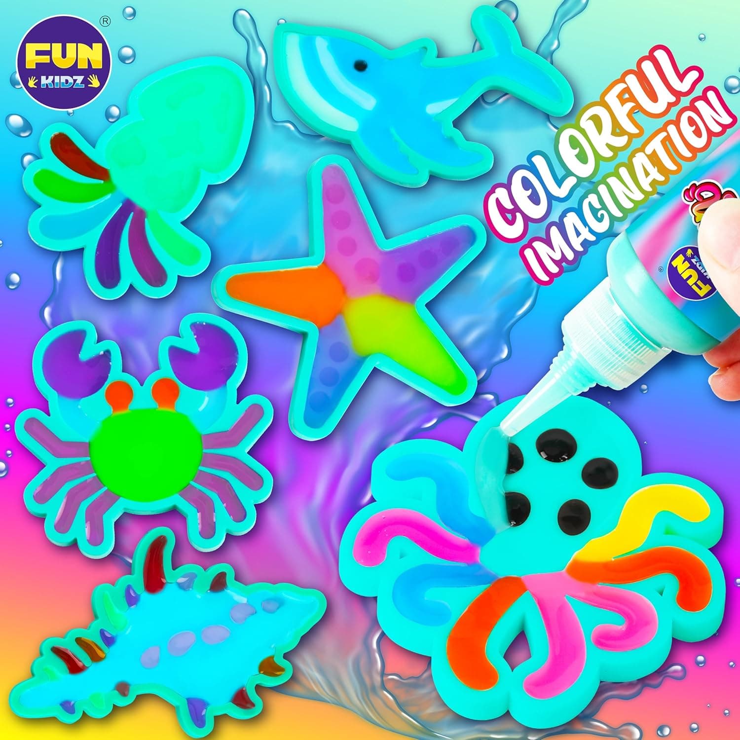 Ocean Magic Water Elves Aqua Squishy Craft Kit thumbnail 2