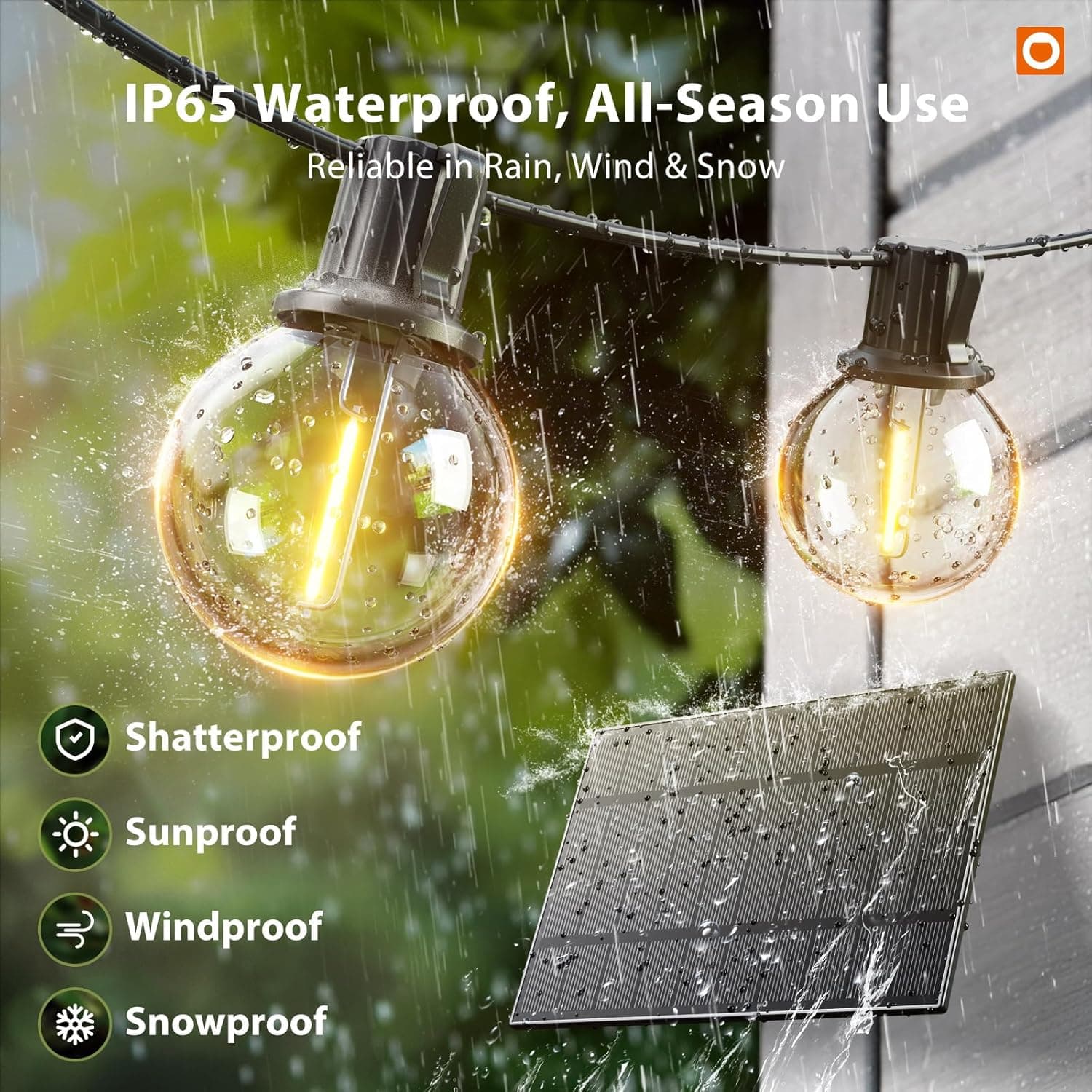 Addlon 100FT Solar String Lights with Remote Control thumbnail 4