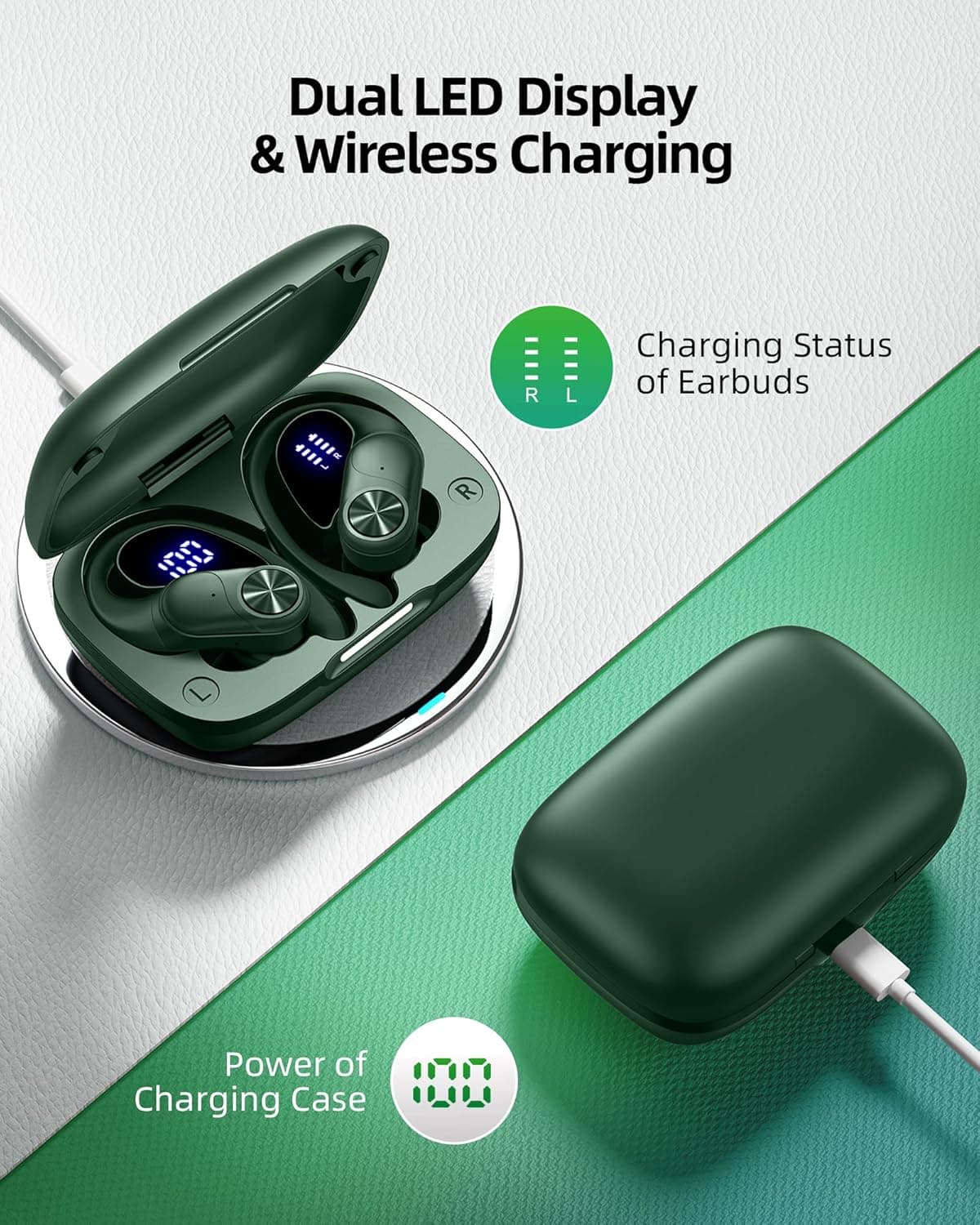 PocBuds Bluetooth Wireless Earbuds with Charging Case thumbnail 3