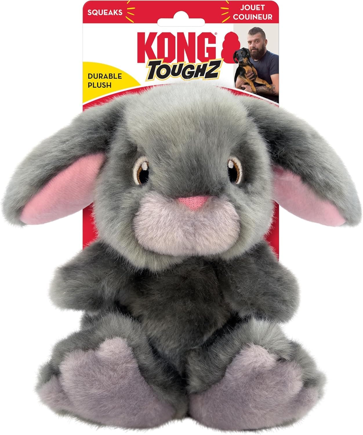 KONG Toughz Durable Plush Dog Toy - Bunny — Easter Gifts gift idea
