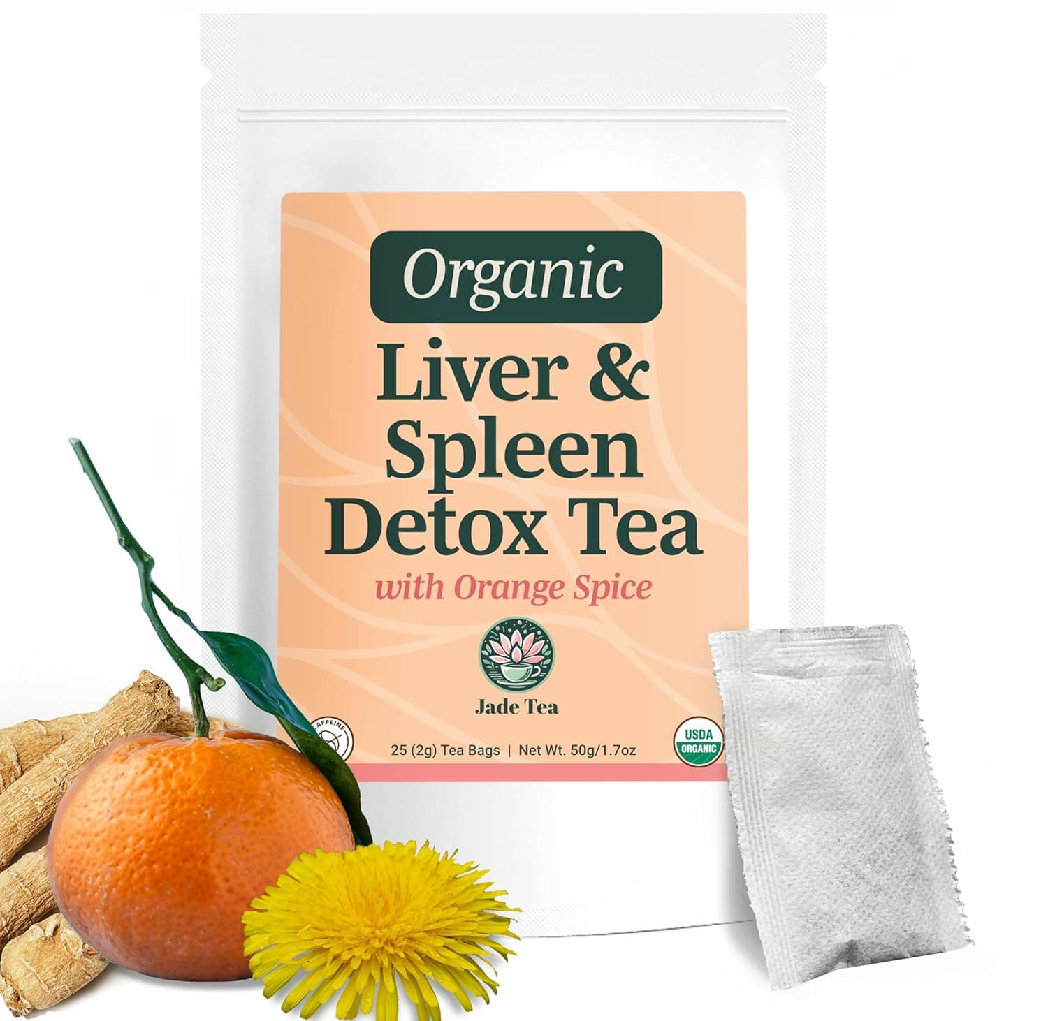 Jade Tea Organic Liver & Spleen Detox Tea image 1