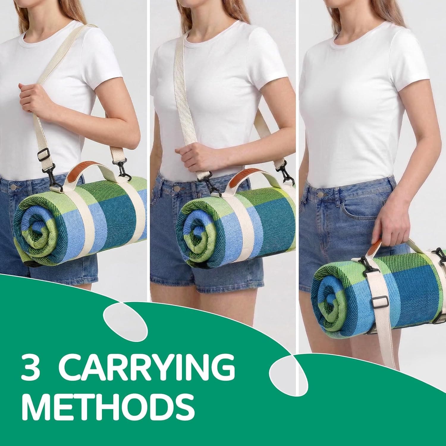 RYCHIC Extra Large Outdoor Picnic Blanket Camping Beach Mat Mama Mommy Mom Ever from Daughter Son Birthday Groom Bride Law Step Mom Stepmom Present Regalos para el día de Las Madres Mujer : Patio, Lawn &amp; Garden thumbnail 4