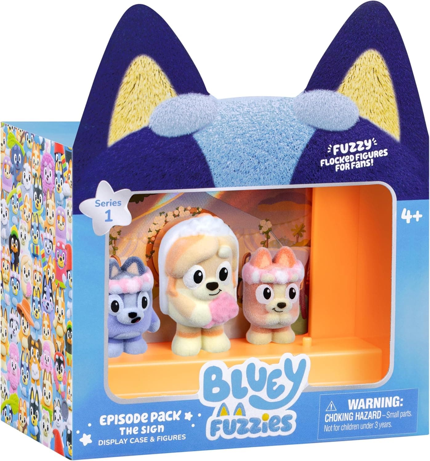 Bluey Fuzzies Episode Pack: The Sign with Collectible Mini-Figures thumbnail 4
