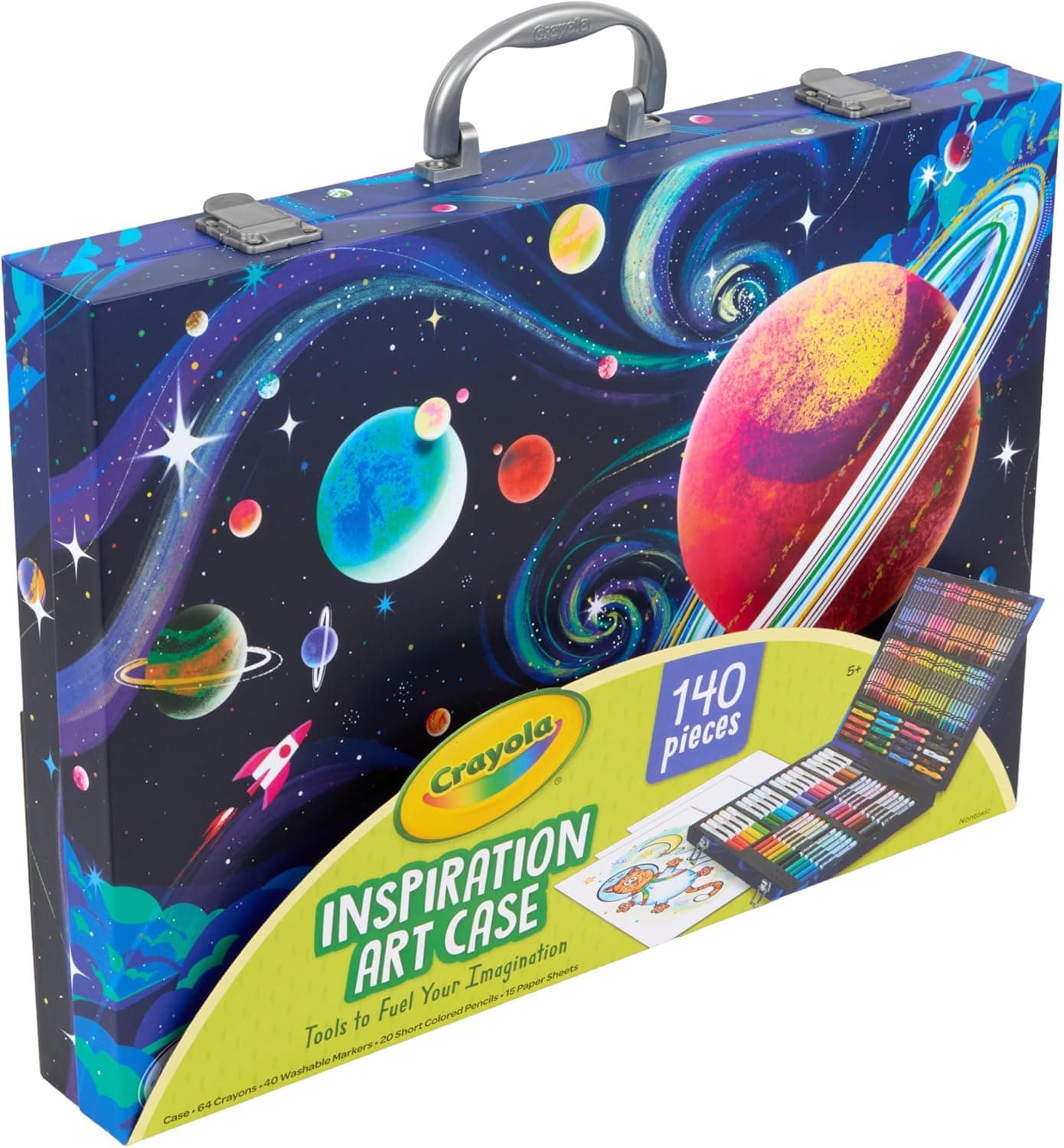 Crayola Inspiration Art Case Space Coloring Set (140pcs) thumbnail 3
