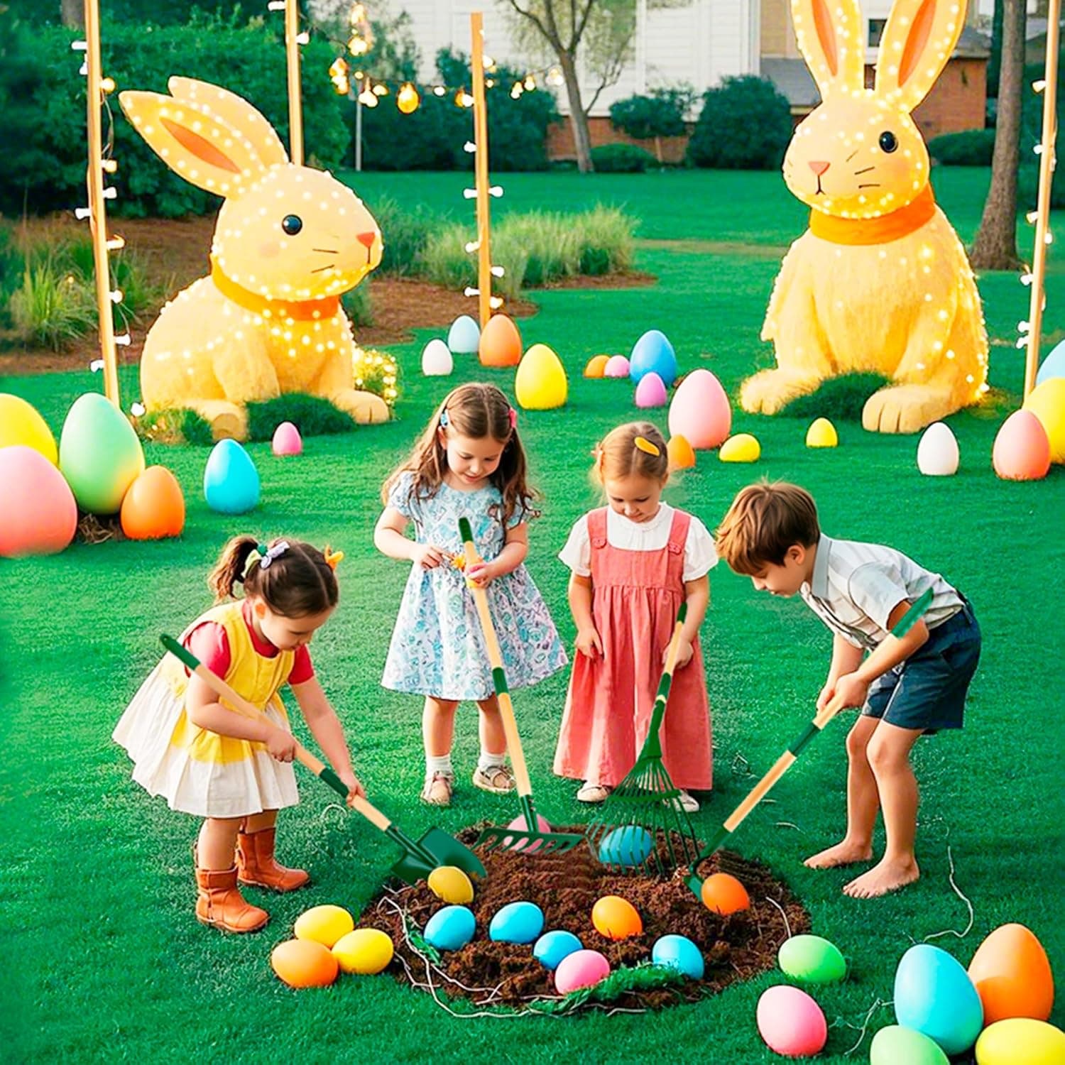 Duckura Kids Gardening Tools Set - 7 Piece Set thumbnail 5