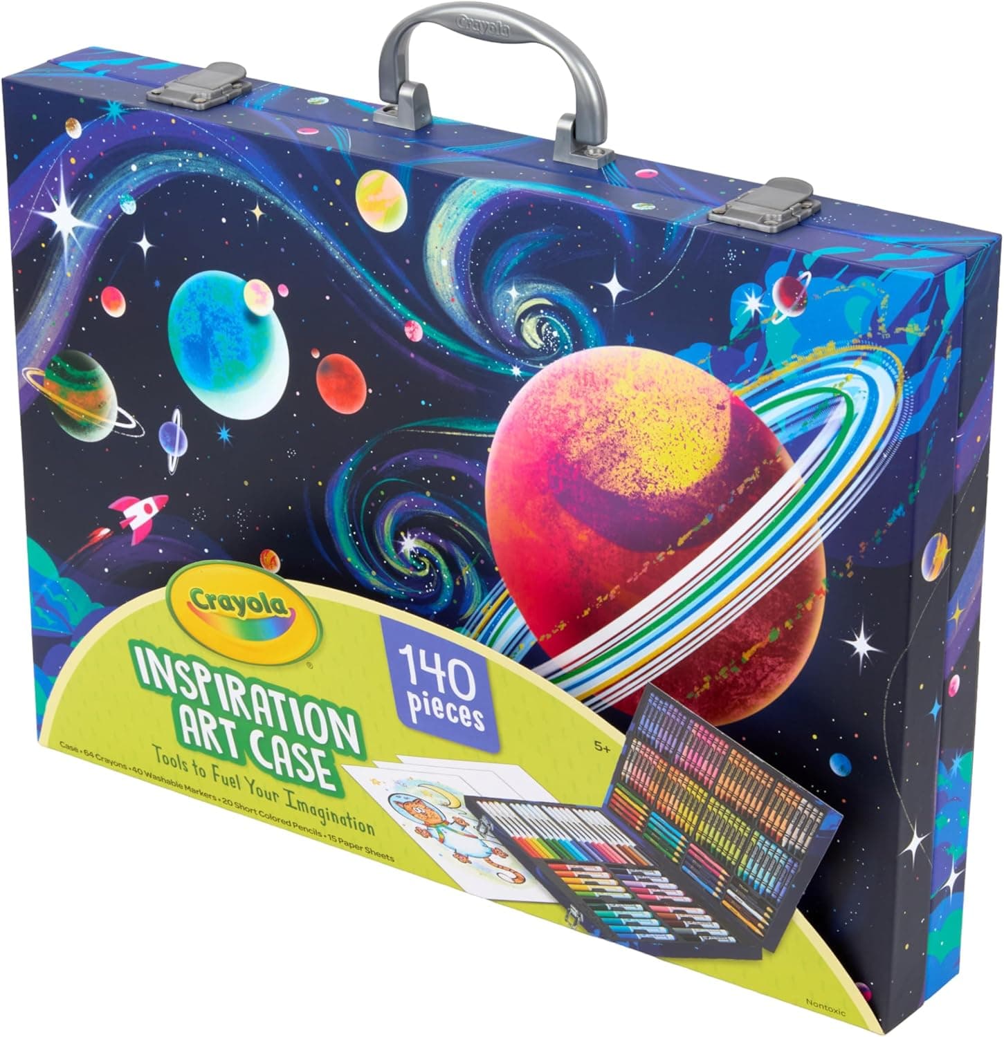 Crayola Inspiration Art Case Space Coloring Set (140pcs) thumbnail 4