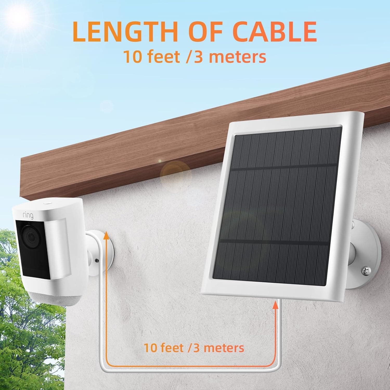 Solar Panel Charger for Ring Cameras - 2 Pack thumbnail 4