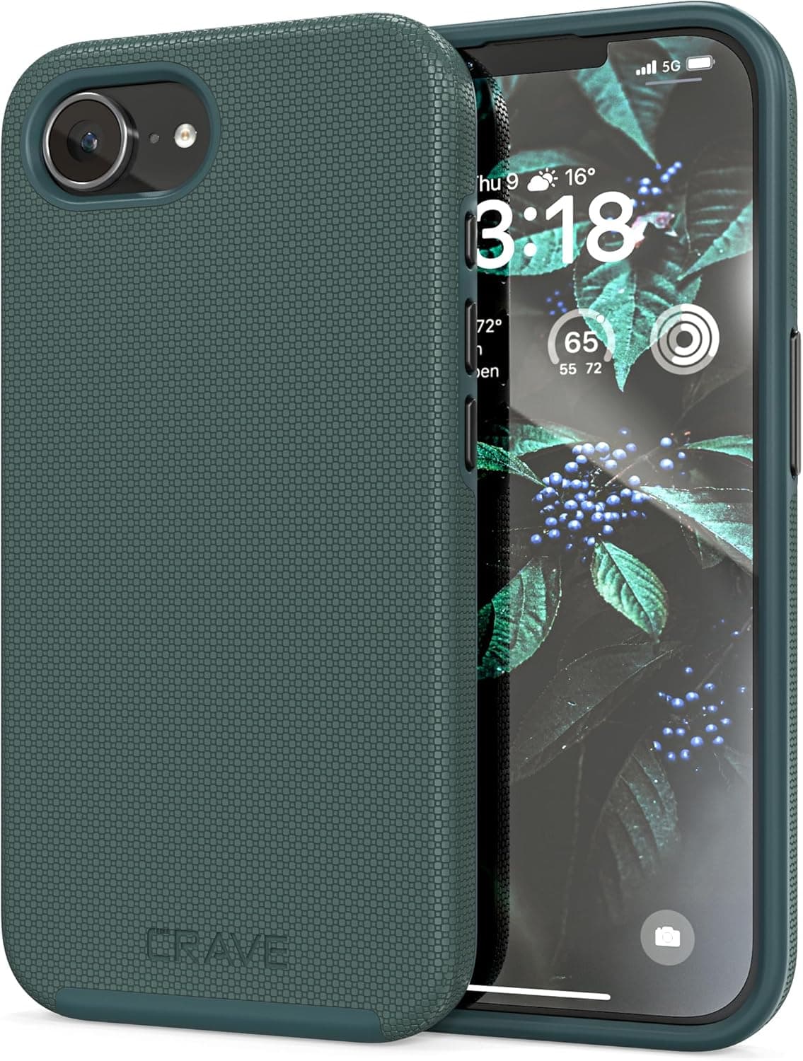 Crave Shockproof Dual Layer iPhone Case - Forest Green image 1