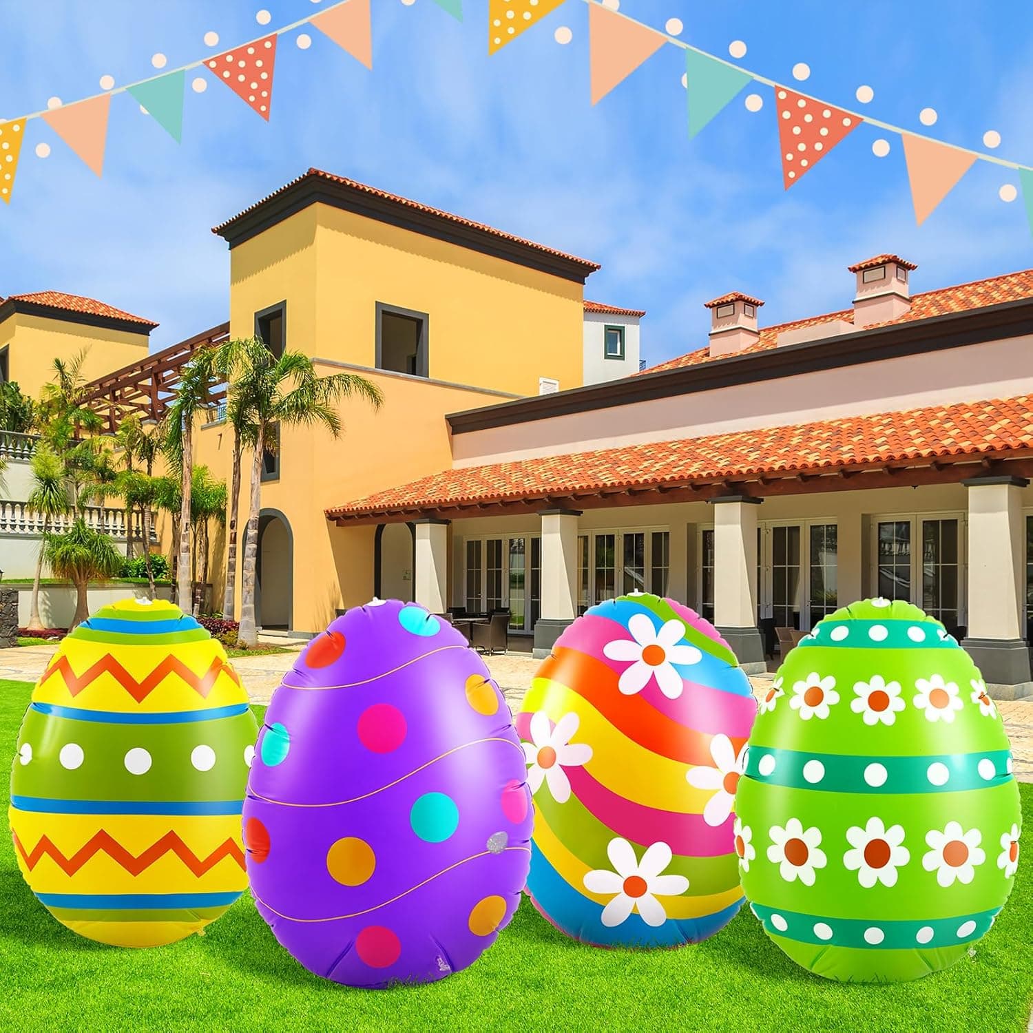 Easter Basket Ideas for Kids Outdoor - 40 Inch Eggs