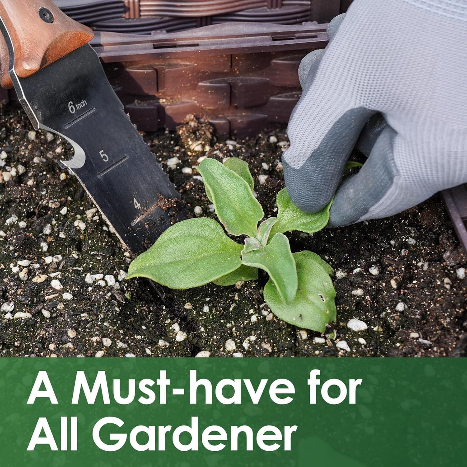 PERWIN Hori Hori Garden Knife with Sheath thumbnail 3