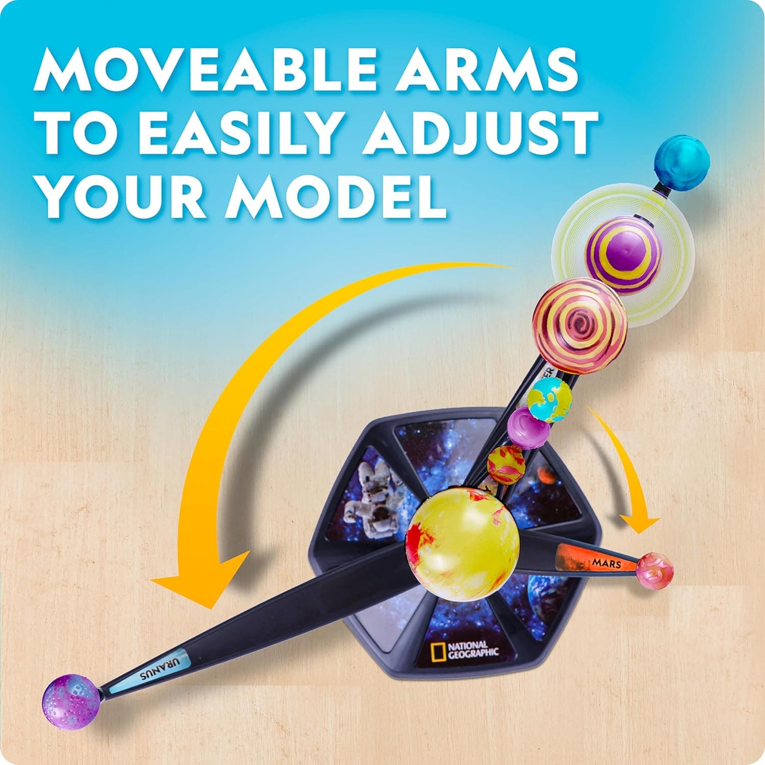 National Geographic Glow-in-the-Dark Solar System Model Kit thumbnail 3