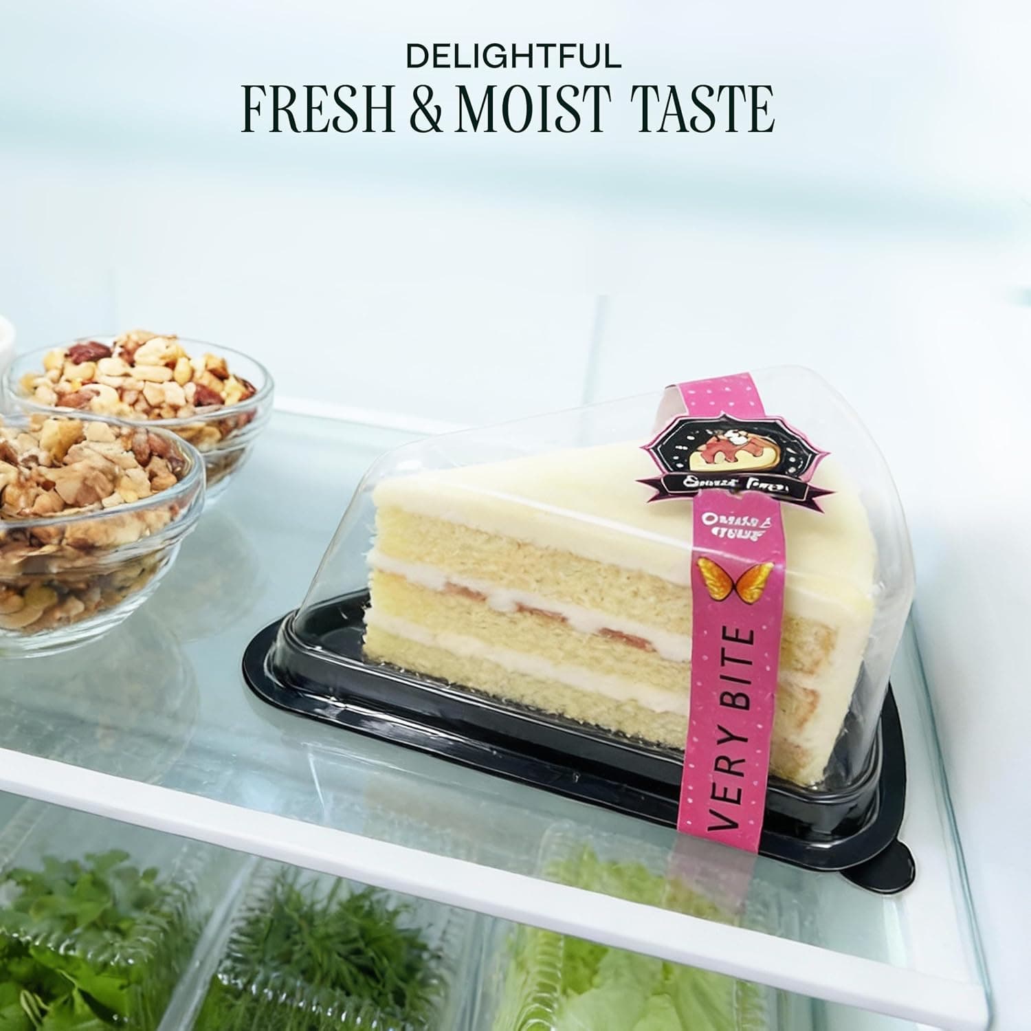 DoubleWave 50-Pack Clear Cake Slice Containers | BPA-Free, Stackable Dessert Holders for Parties, Weddings, and Special Events – Shatter-Resistant Plastic | Keeps Cake Fresh at Parties : Industrial &amp; Scientific thumbnail 3