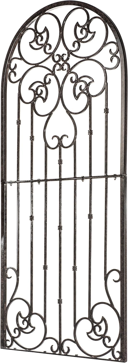 H Potter 72" Heavy Duty Garden Trellis - Charcoal Brown image 1