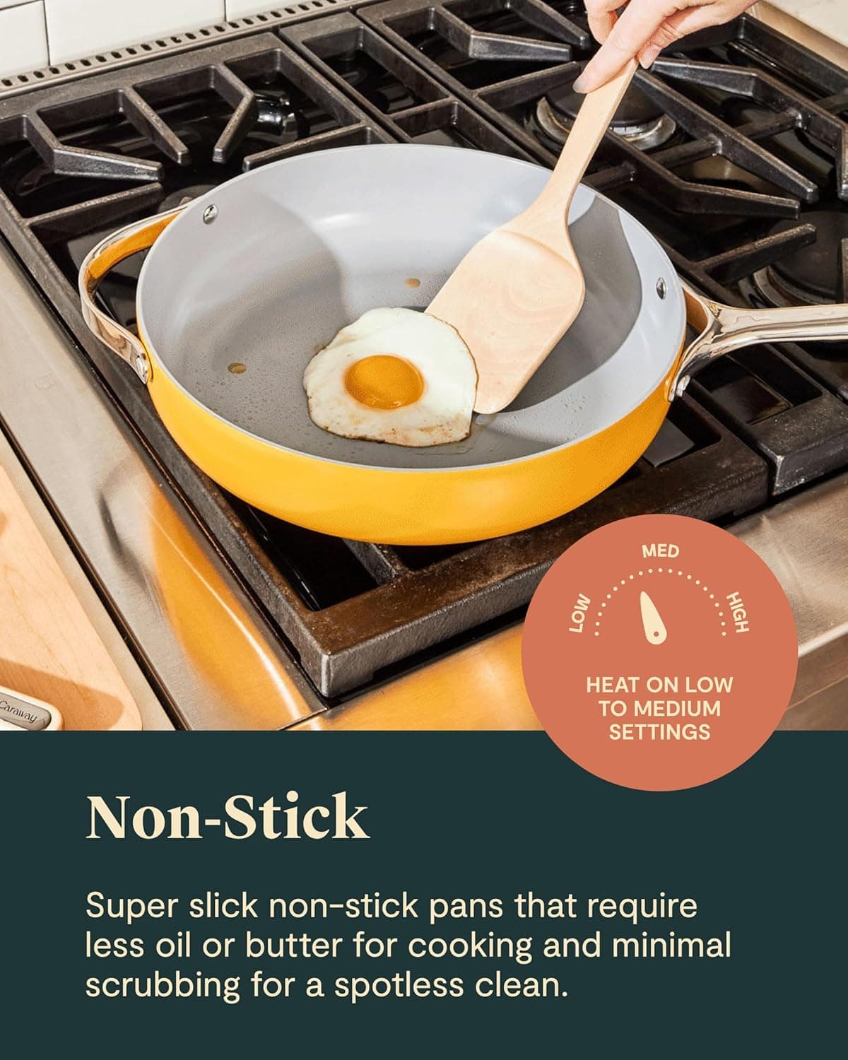 Caraway Non-stick Ceramic Cookware Set (12 Piece) thumbnail 5