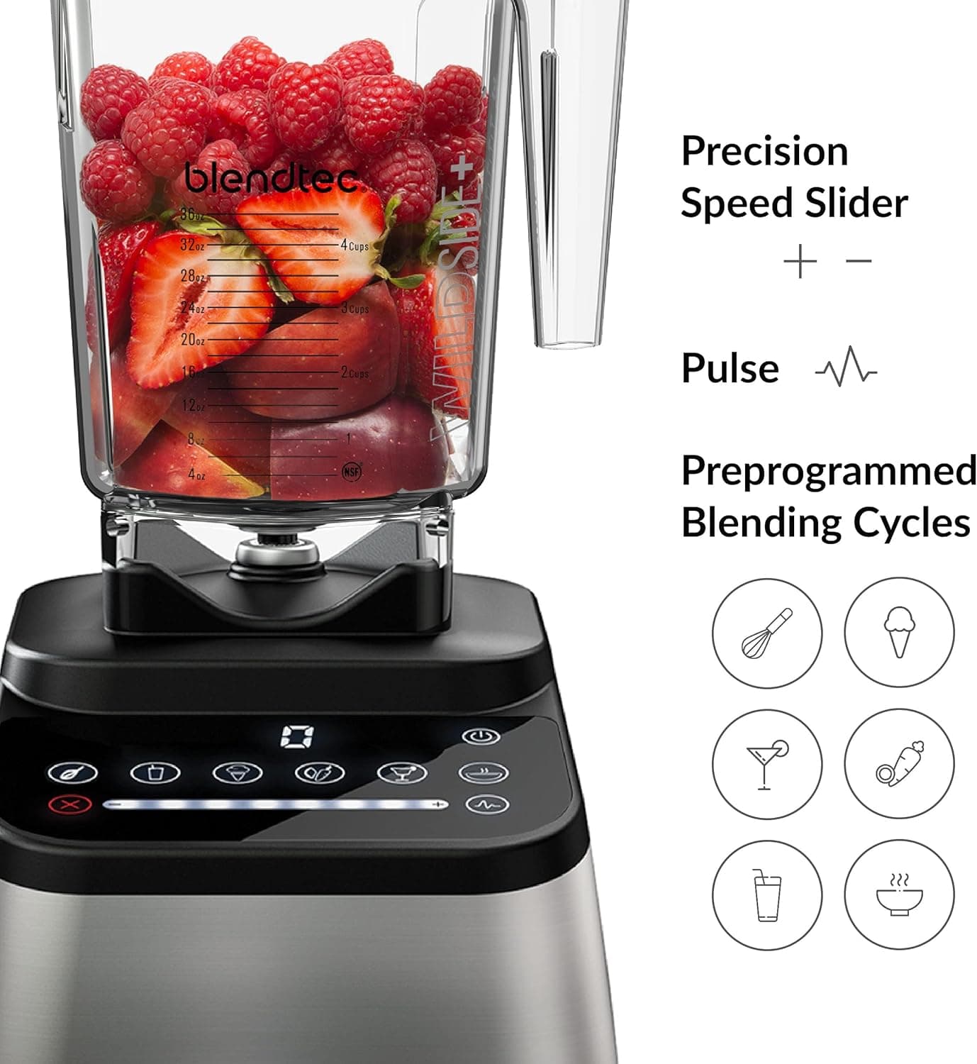Blendtec Original Designer Series Blender with 90 Oz WildSide+ Jar thumbnail 5