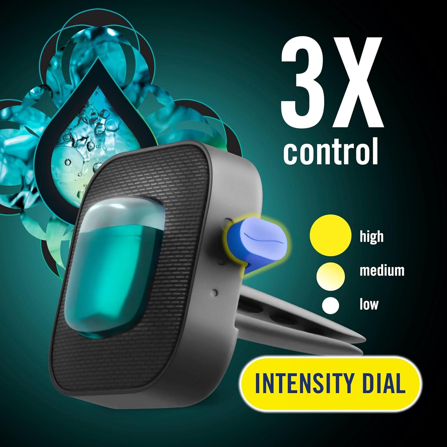 Febreze Car Air Freshener Vent Clips - Unstopables Fresh Scent (4 Count) thumbnail 3